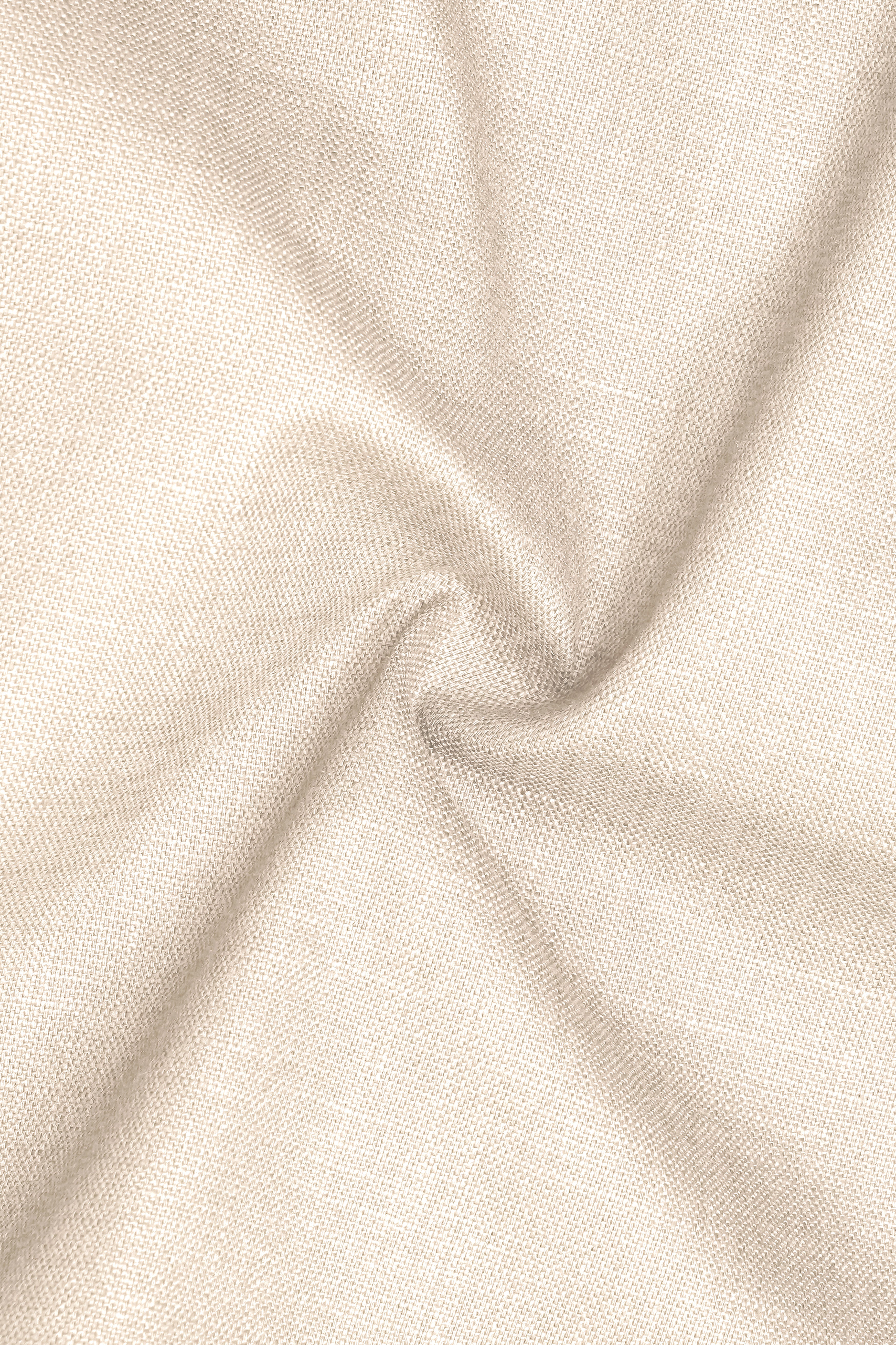 Ivoreo-Merino Cream Luxurious Linen Stretchable Waistband Pant
