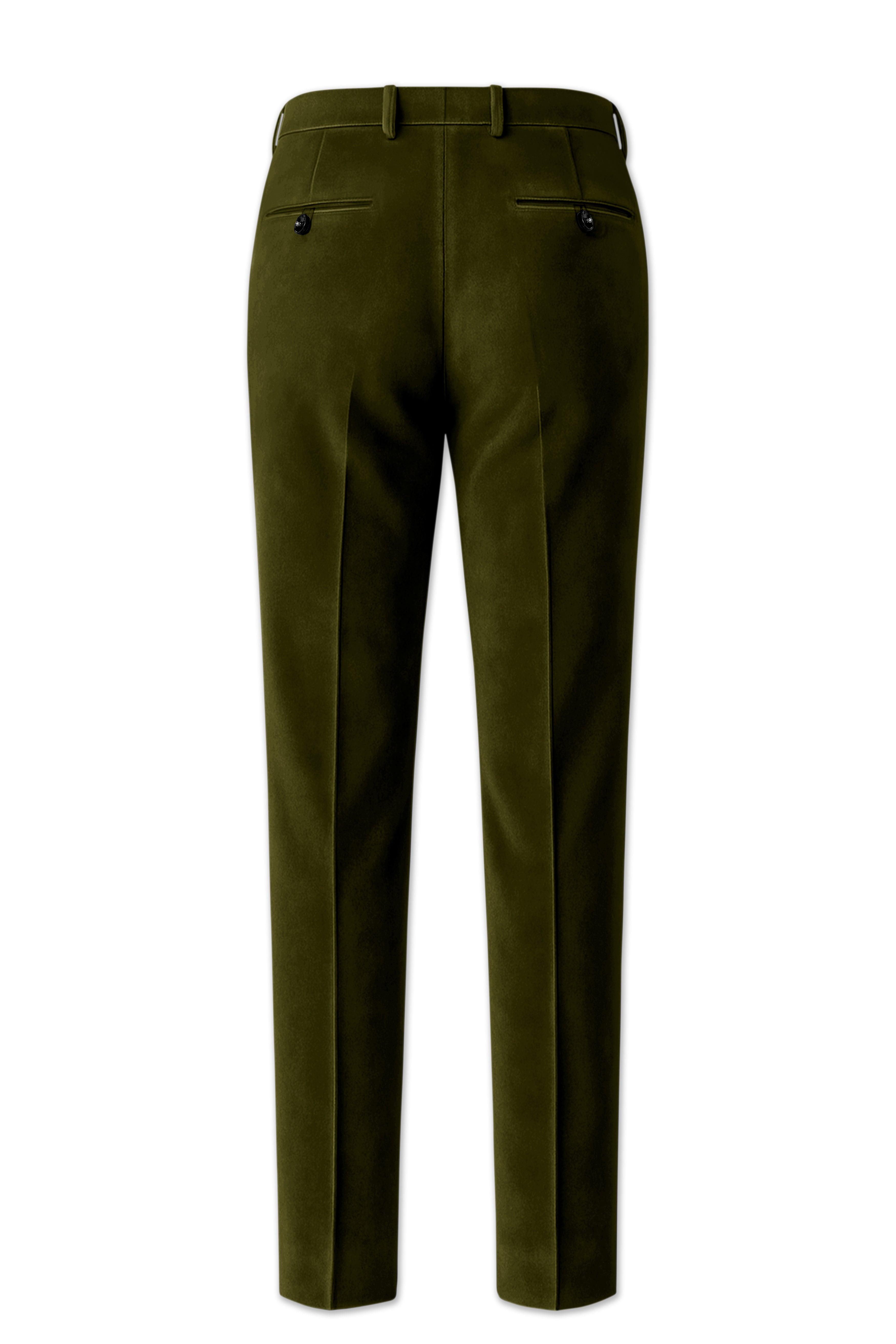 Hunter-Clinker Green Velvet Stretchable Waistband Pant