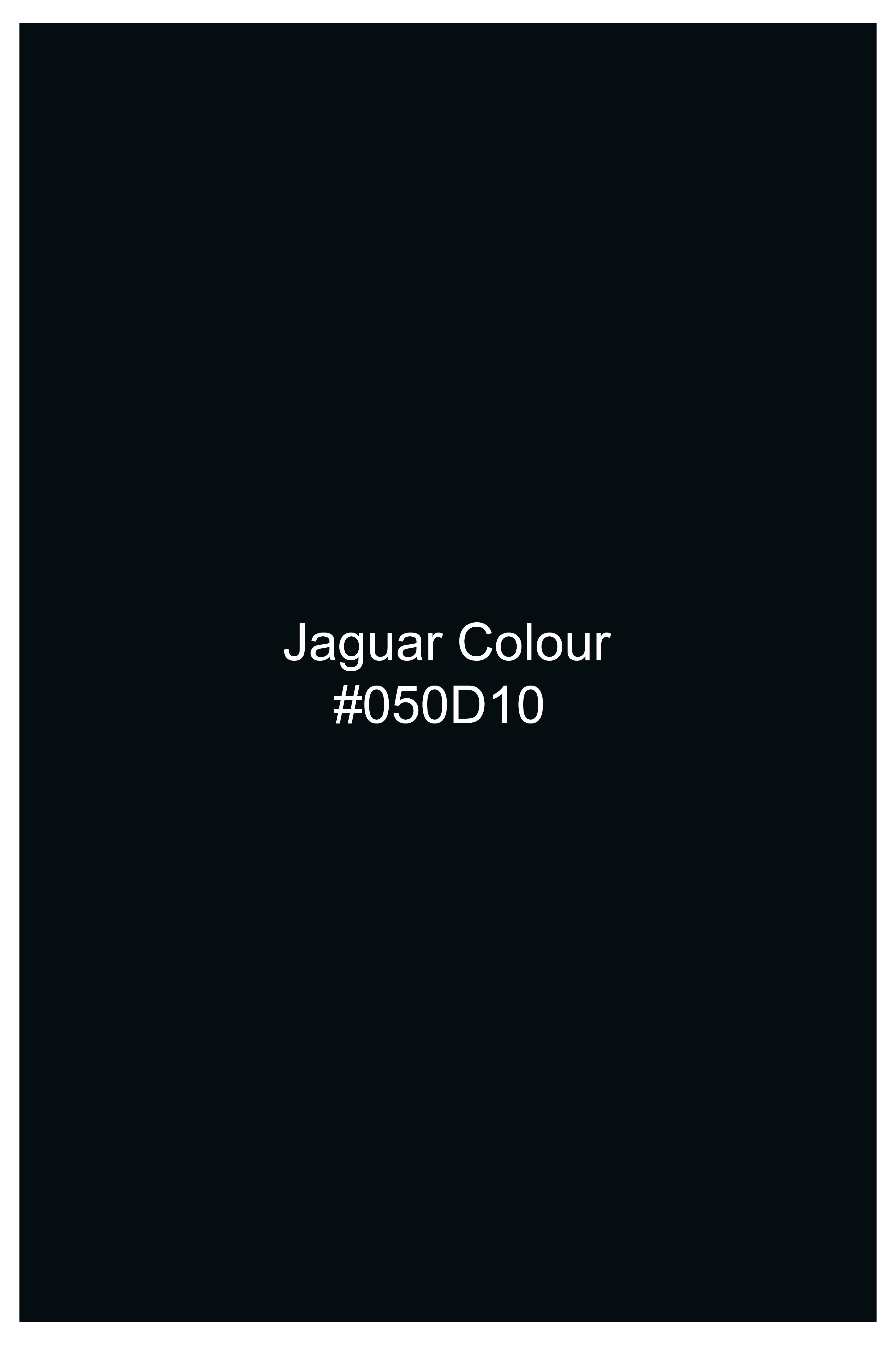 Rogue-Jaguar Blue Velvet Stretchable Waistband Pant