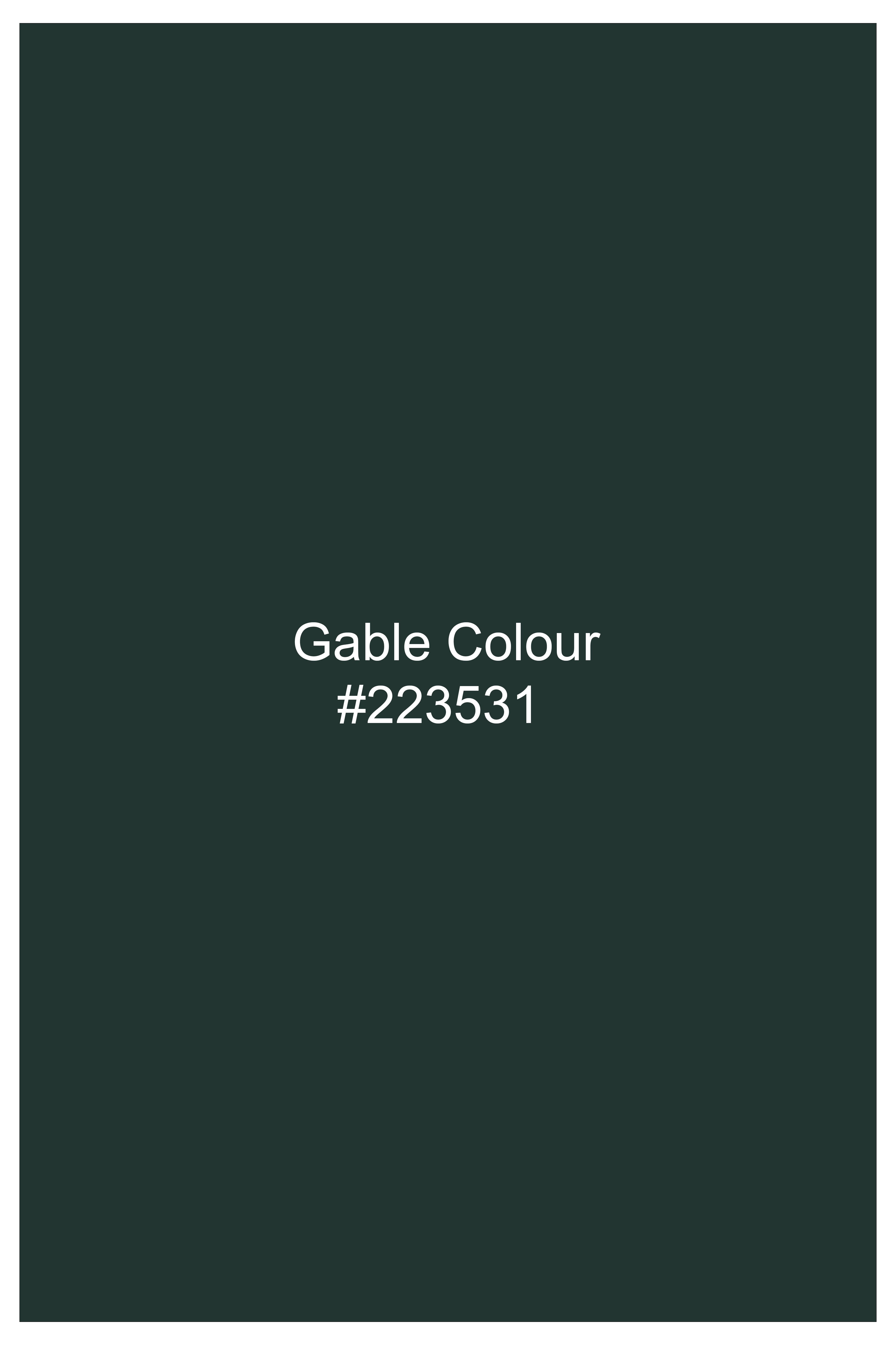 Viridian-Gable Green Slight Stretch Subtle Sheen Poly-Viscose Waistband Pant
