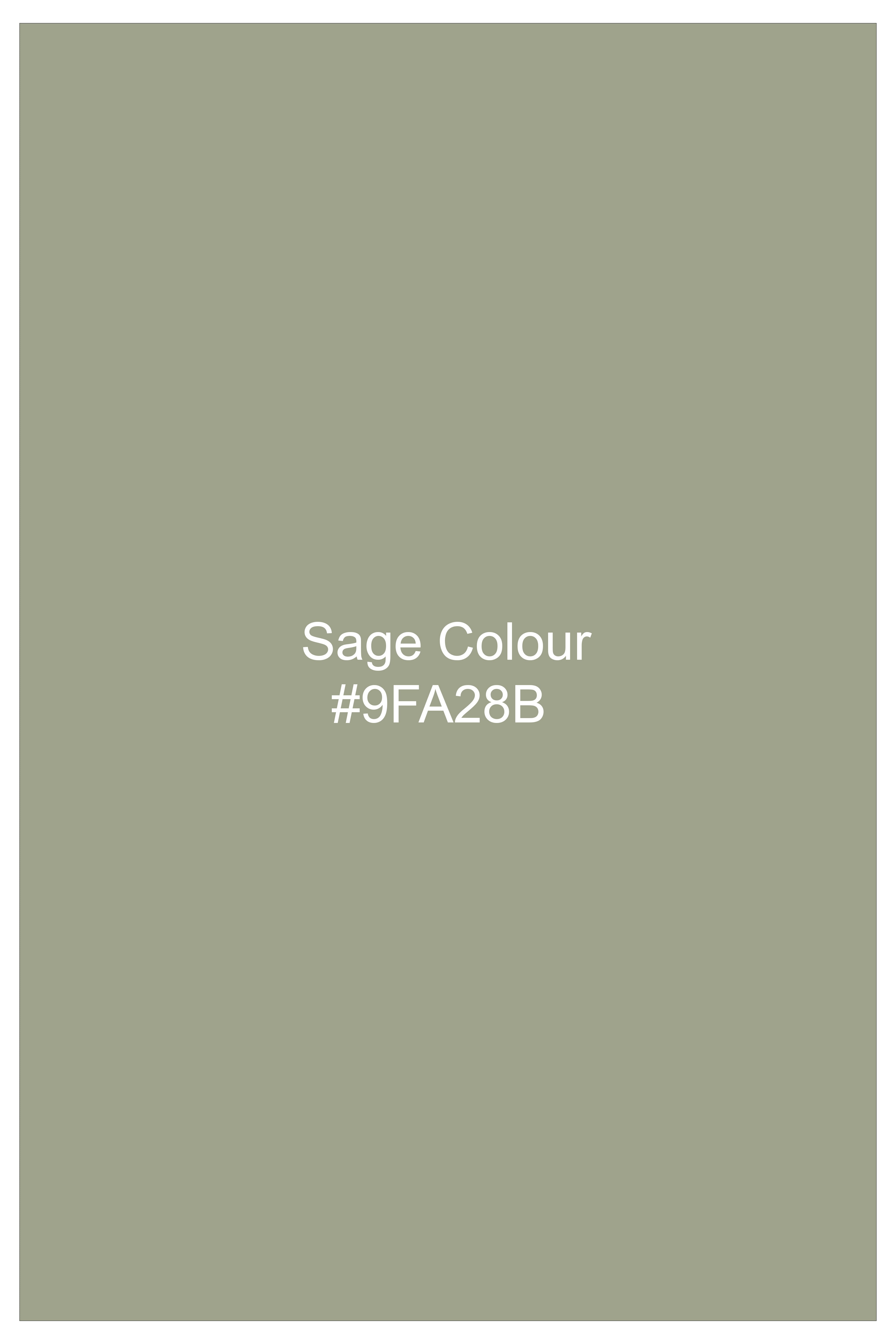 Verdan-Sage Green Slight Stretch Subtle Sheen Poly-Viscose Waistband Pant