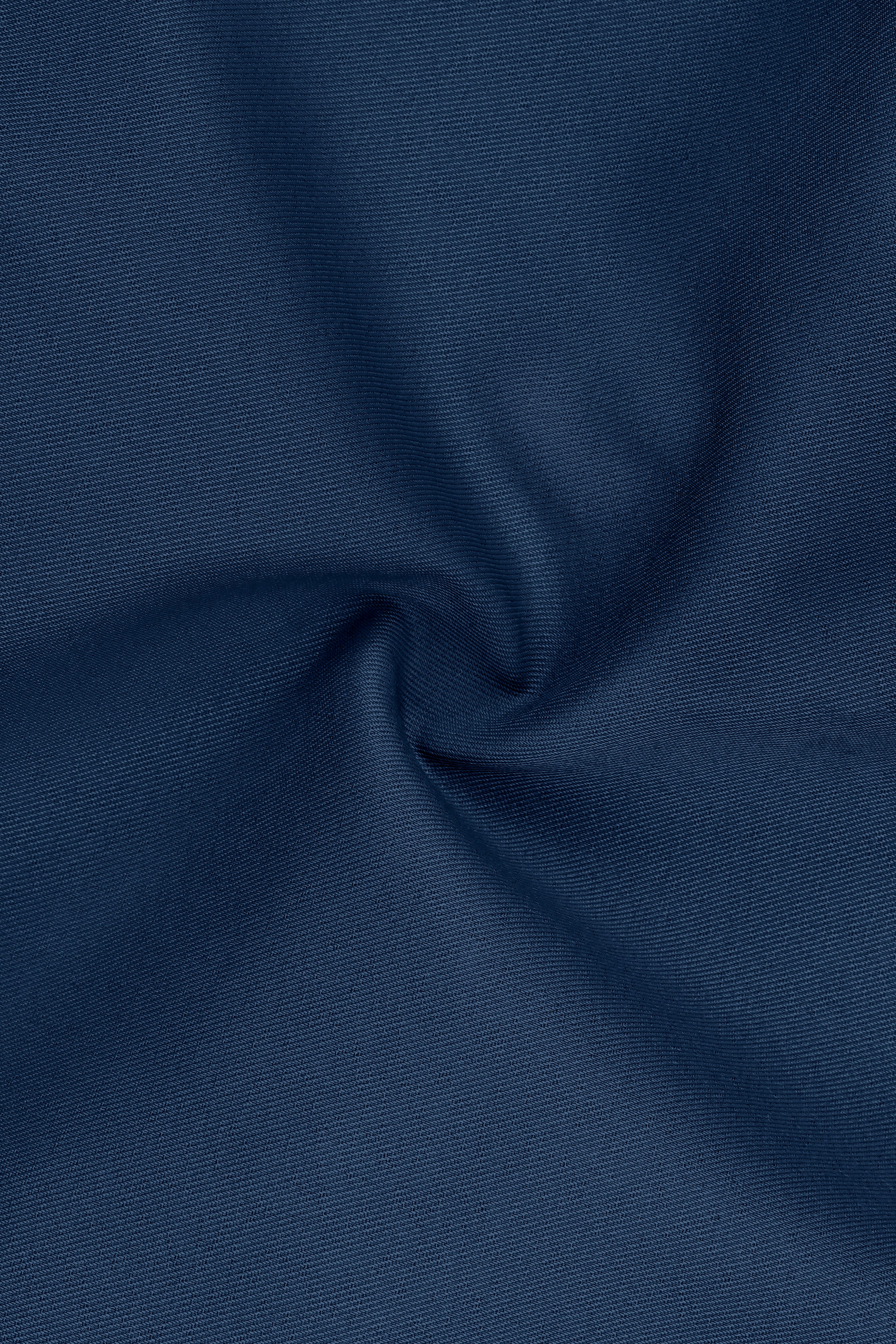 Azuron-Rhino Blue Slight Stretch Subtle Sheen Poly-Viscose Waistband Pant