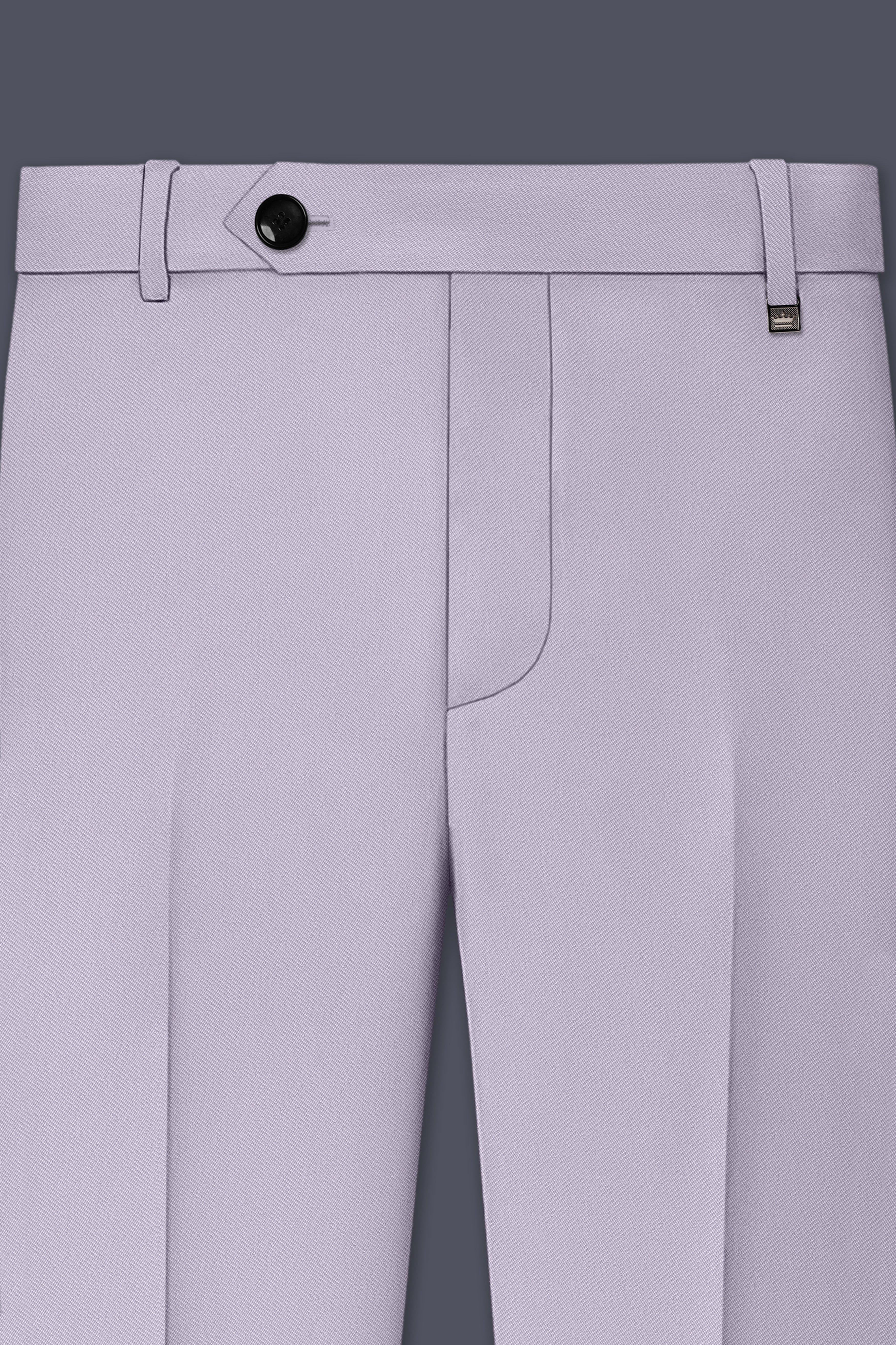 Aegis-Korean Iron Gray 4-Way Stretch Wrinkle-Free Wool Rich Stretchable Waistband Pant