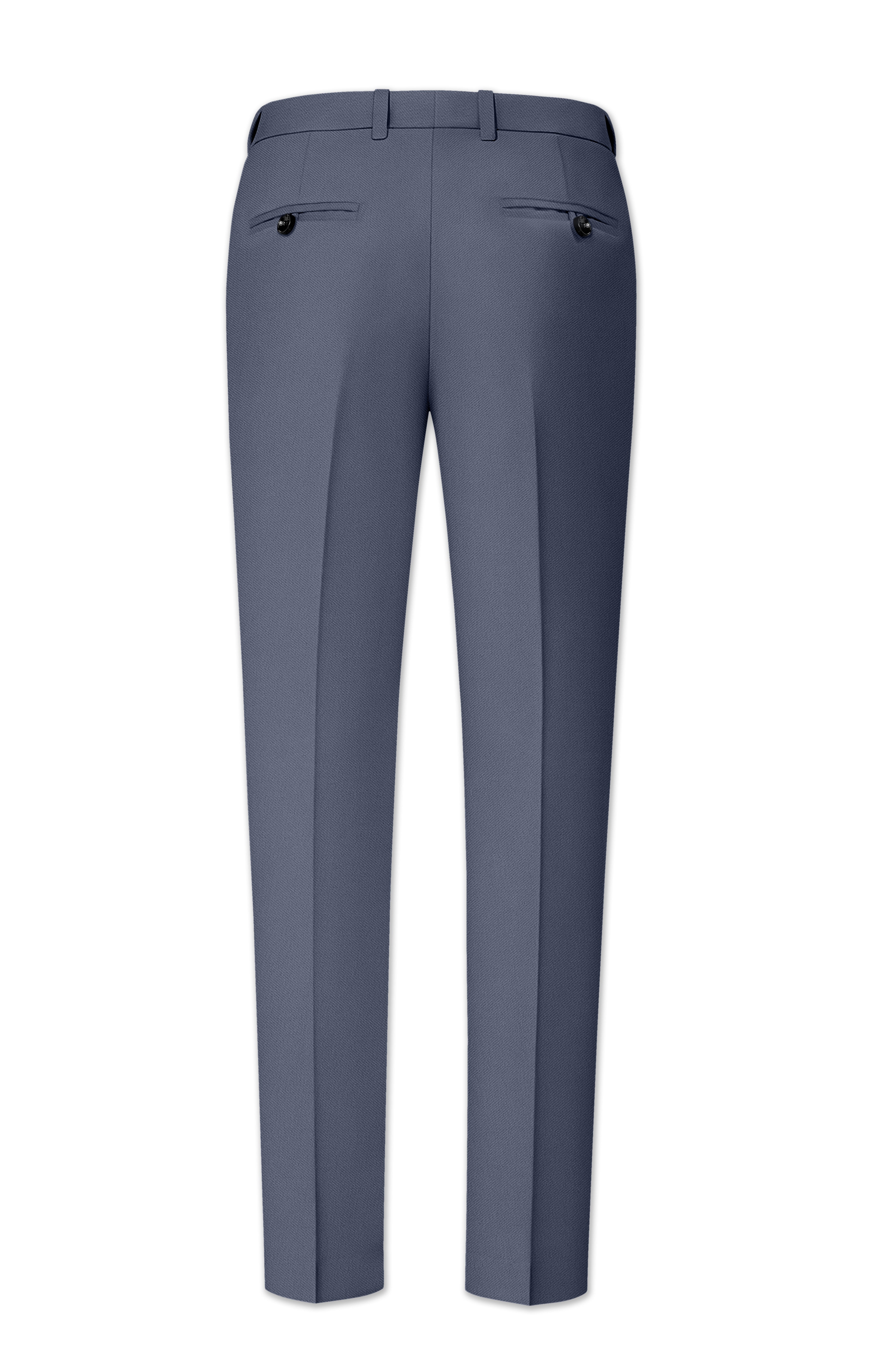Monarch-Korean Dolphin Gray 4-Way Stretch Wrinkle-Free Wool Rich Stretchable Waistband Pant