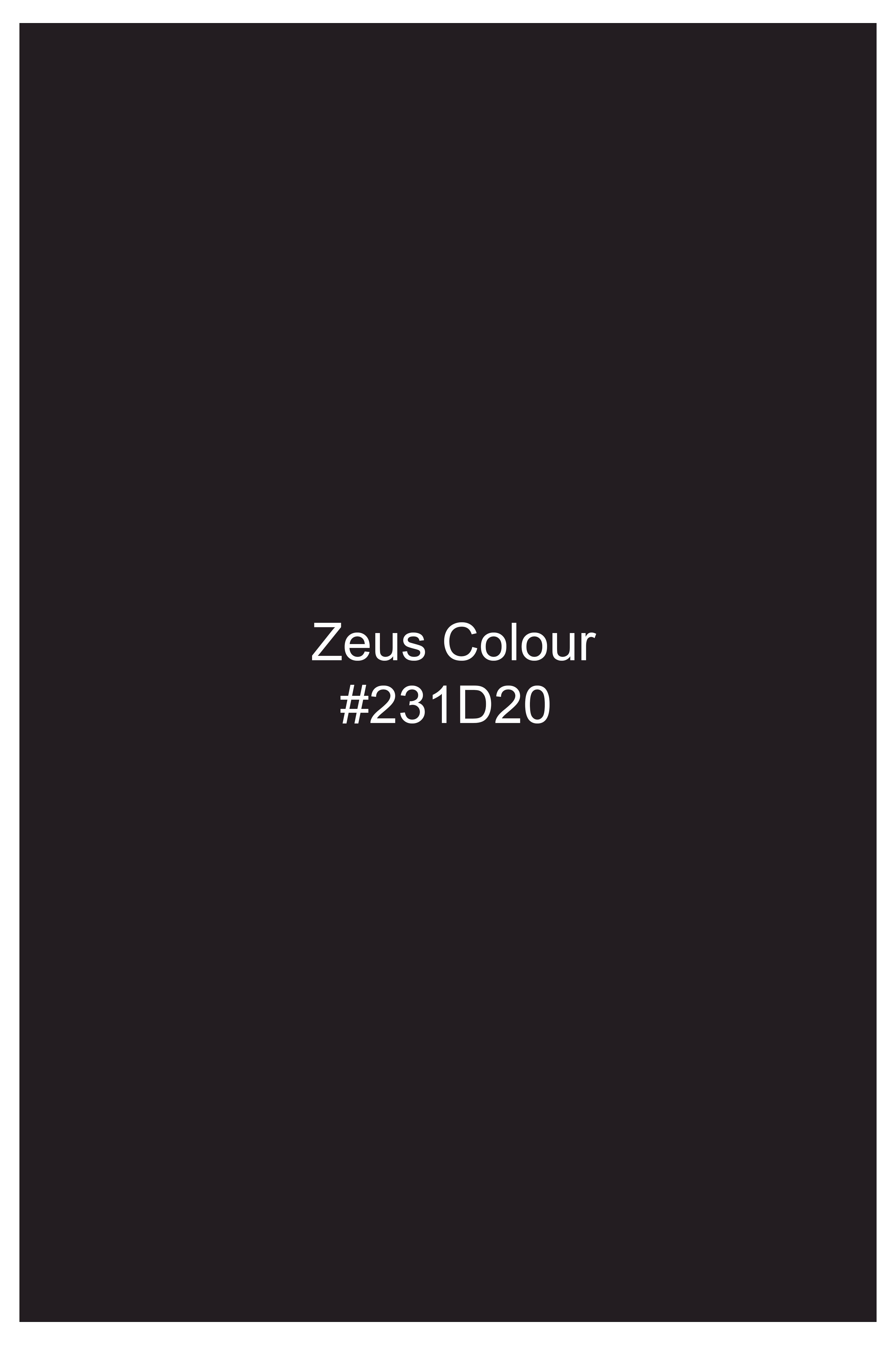 Aurezion-Zeus Brown Herringbone Textured Tweed Single Breasted Overcoat