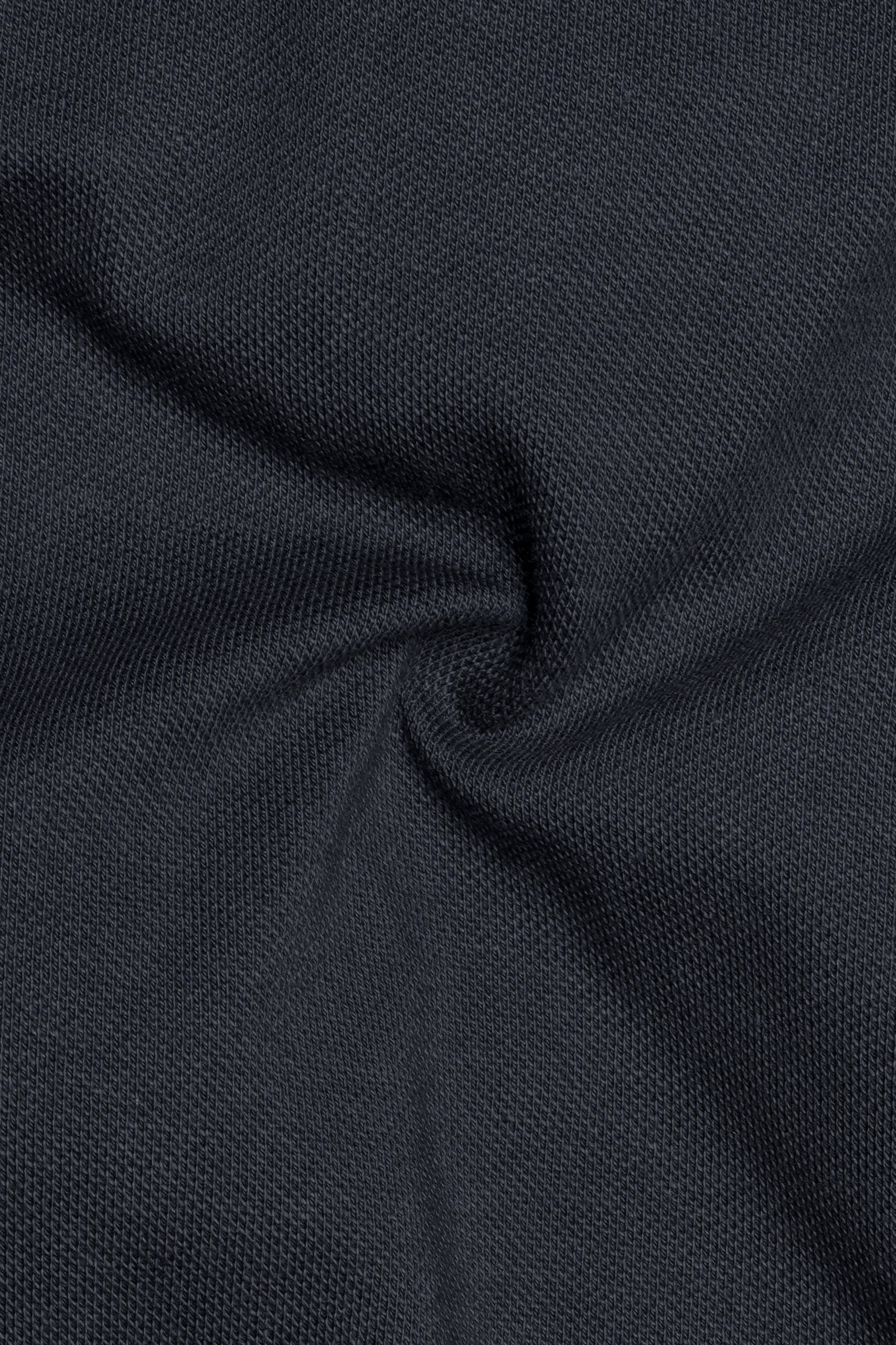 Charade Gray Solid Premium Cotton Pique Polo