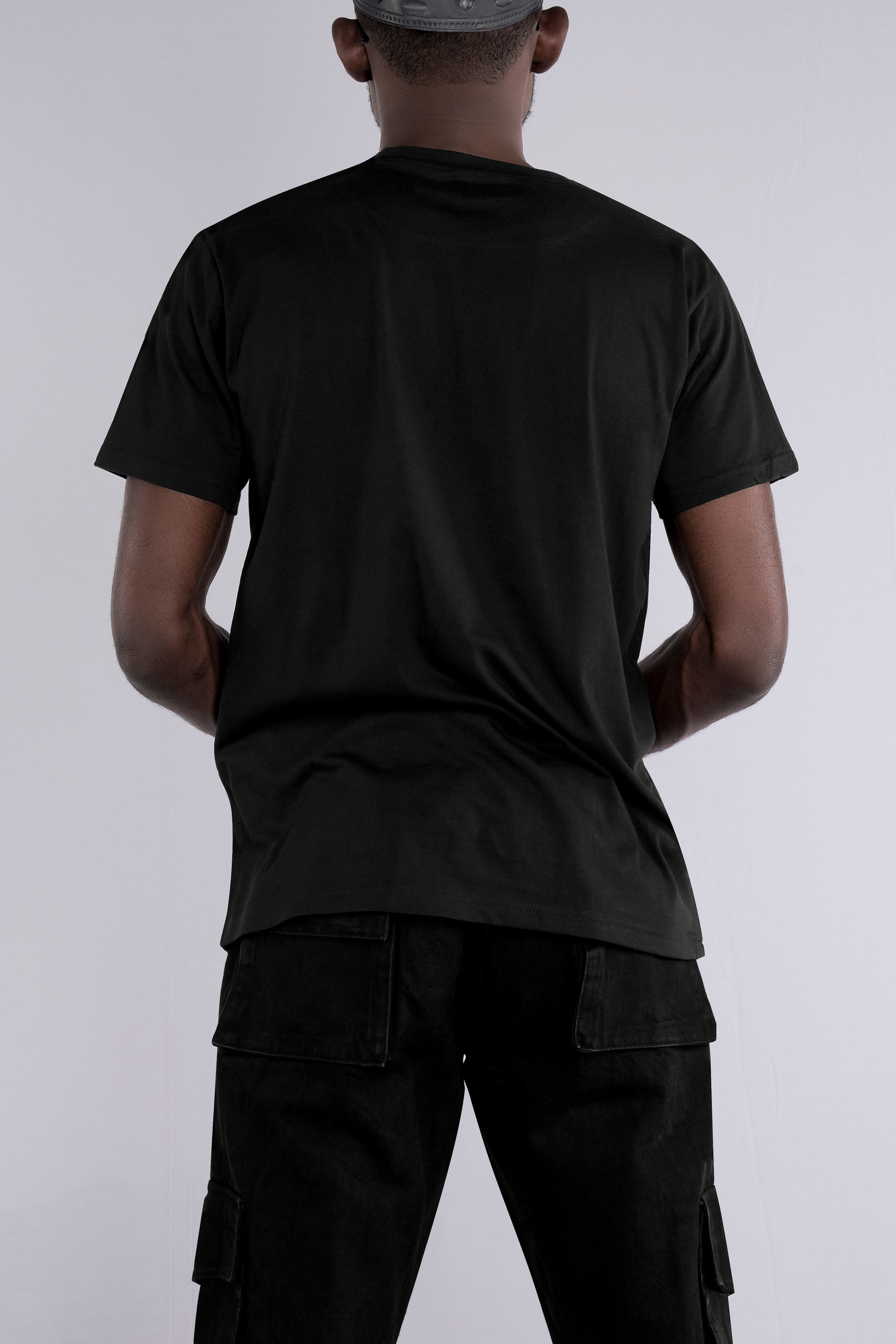 Jade Black Premium Cotton Organic T-shirt