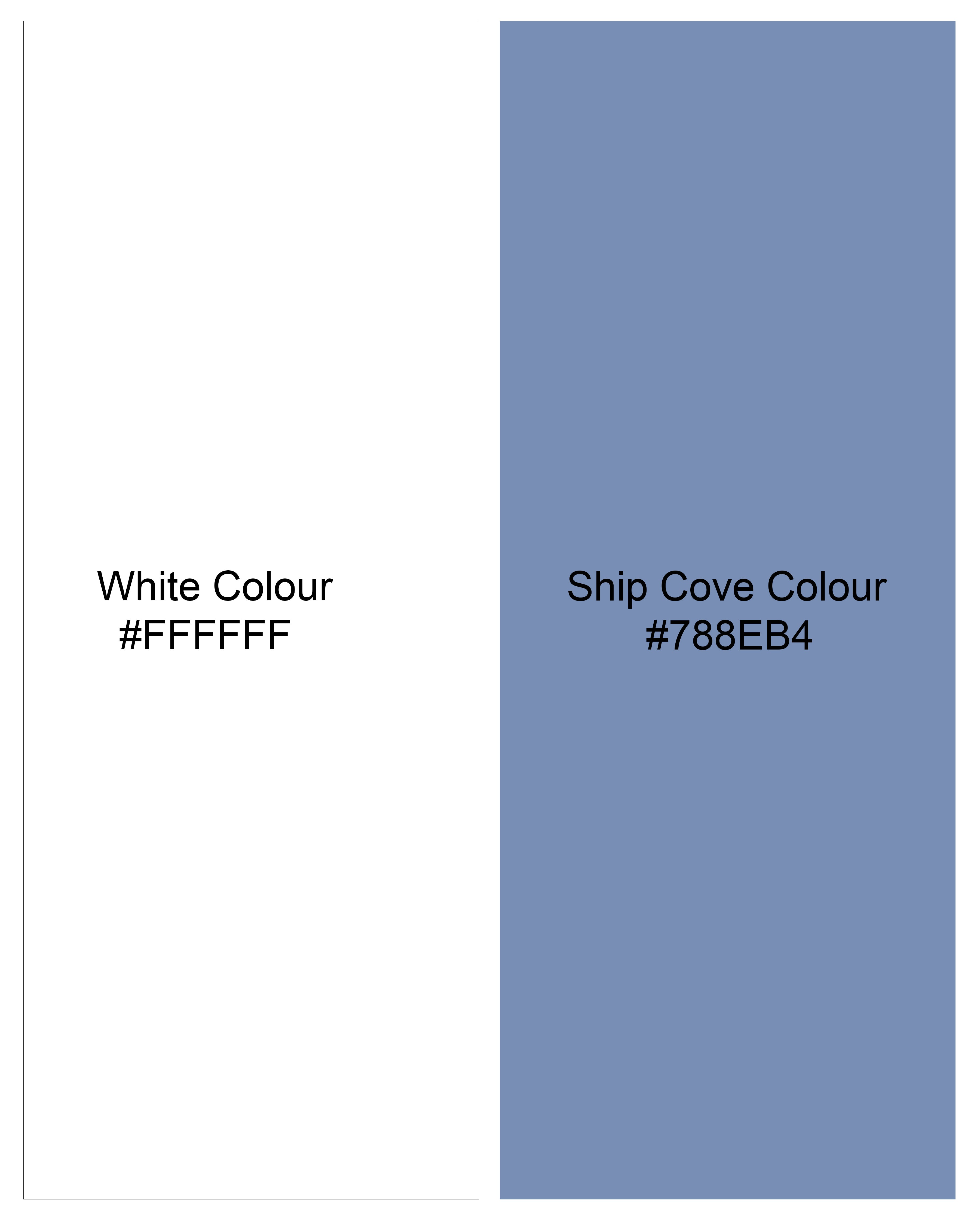 Bright White with Ship Cove Blue Organic Cotton Pique Polo TS843-S, TS843-M, TS843-L, TS843-XL, TS843-XXL