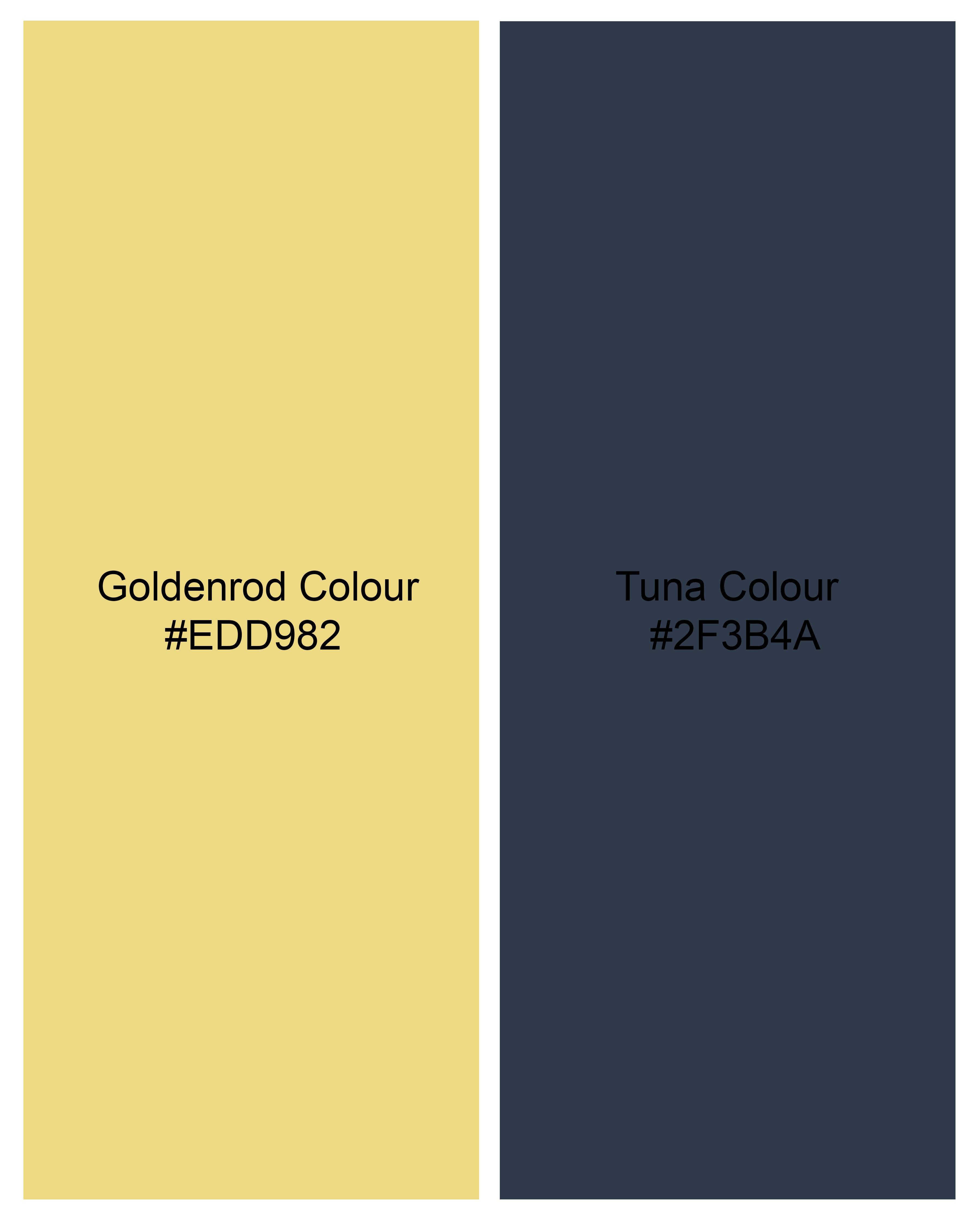 Goldenrod Yellow with Tuna Blue Striped Organic Cotton Pique Polo TS850-S, TS850-M, TS850-L, TS850-XL, TS850-XXL