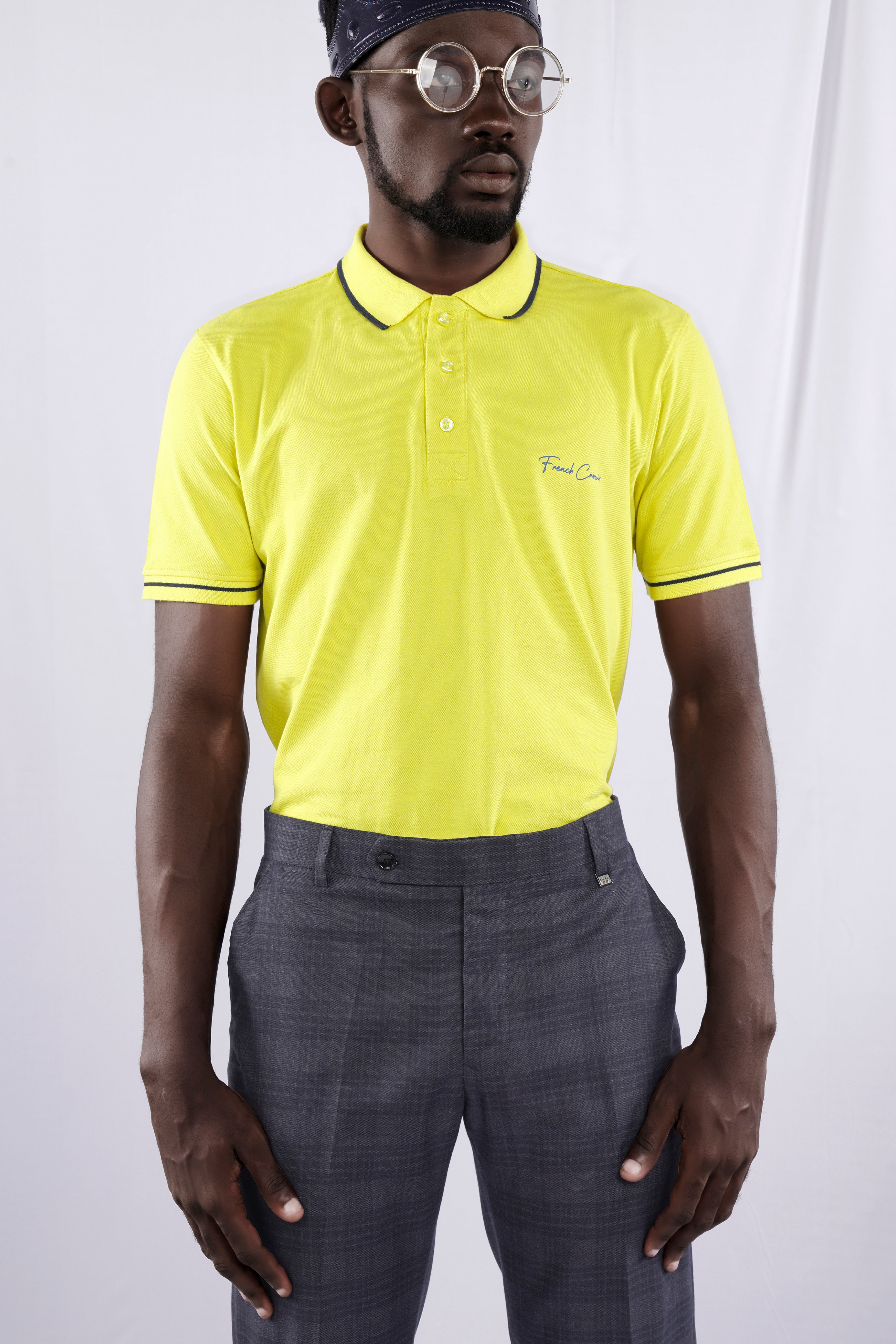 Yellow sales polo shorts