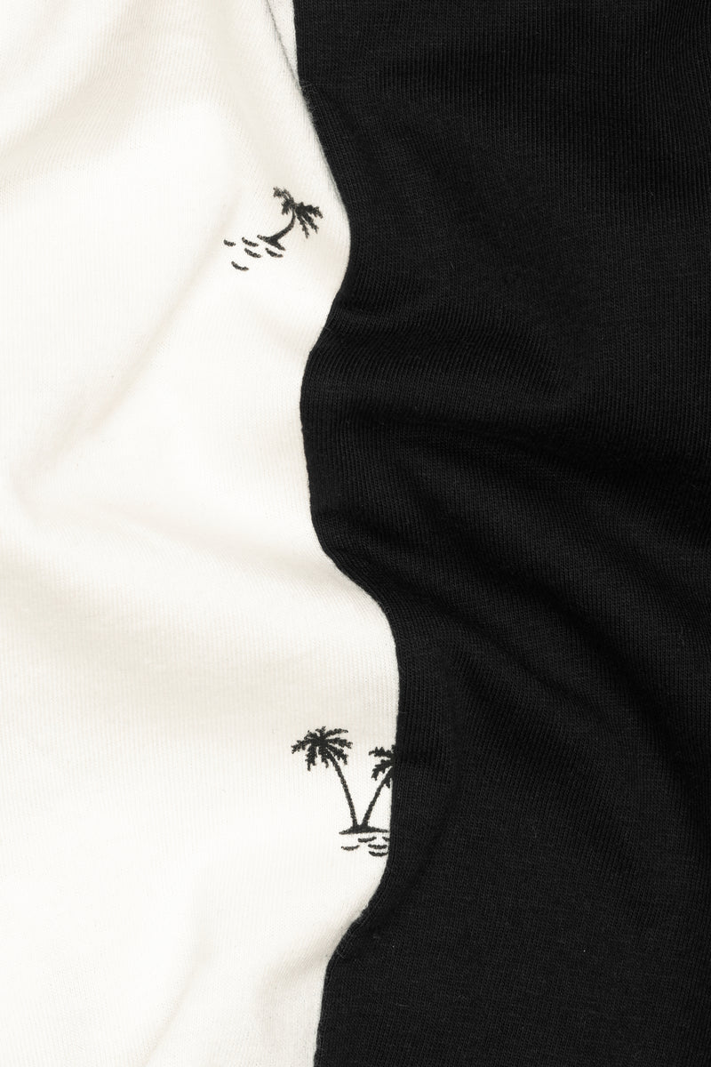 OFF-WHITE black cotton T-Shirt