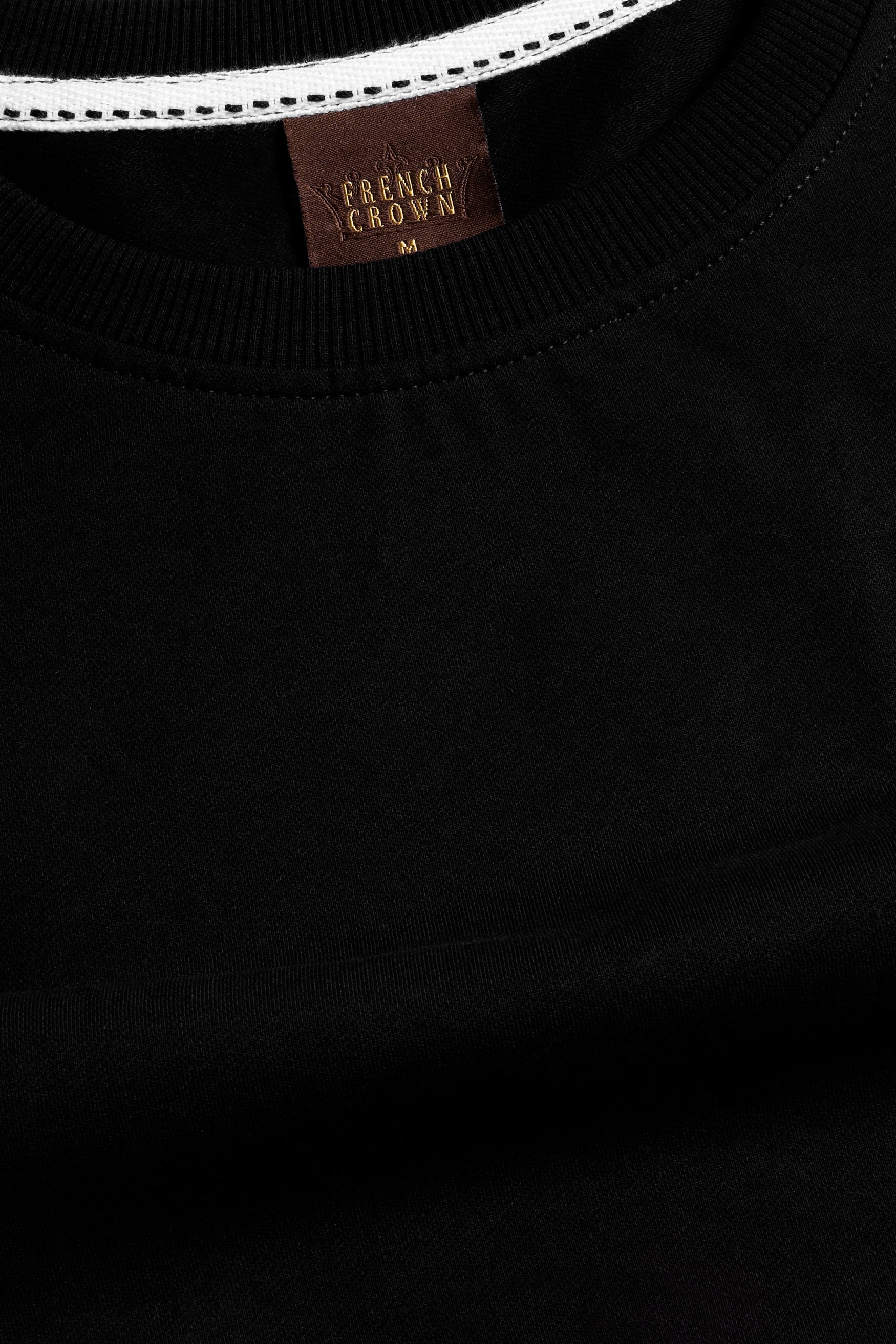 Jade Black Premium Cotton Sweatshirt