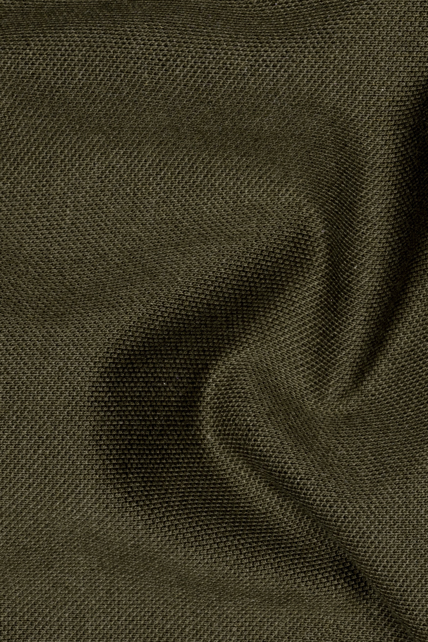 Birch Green Textured Premium Cotton Pique Polo