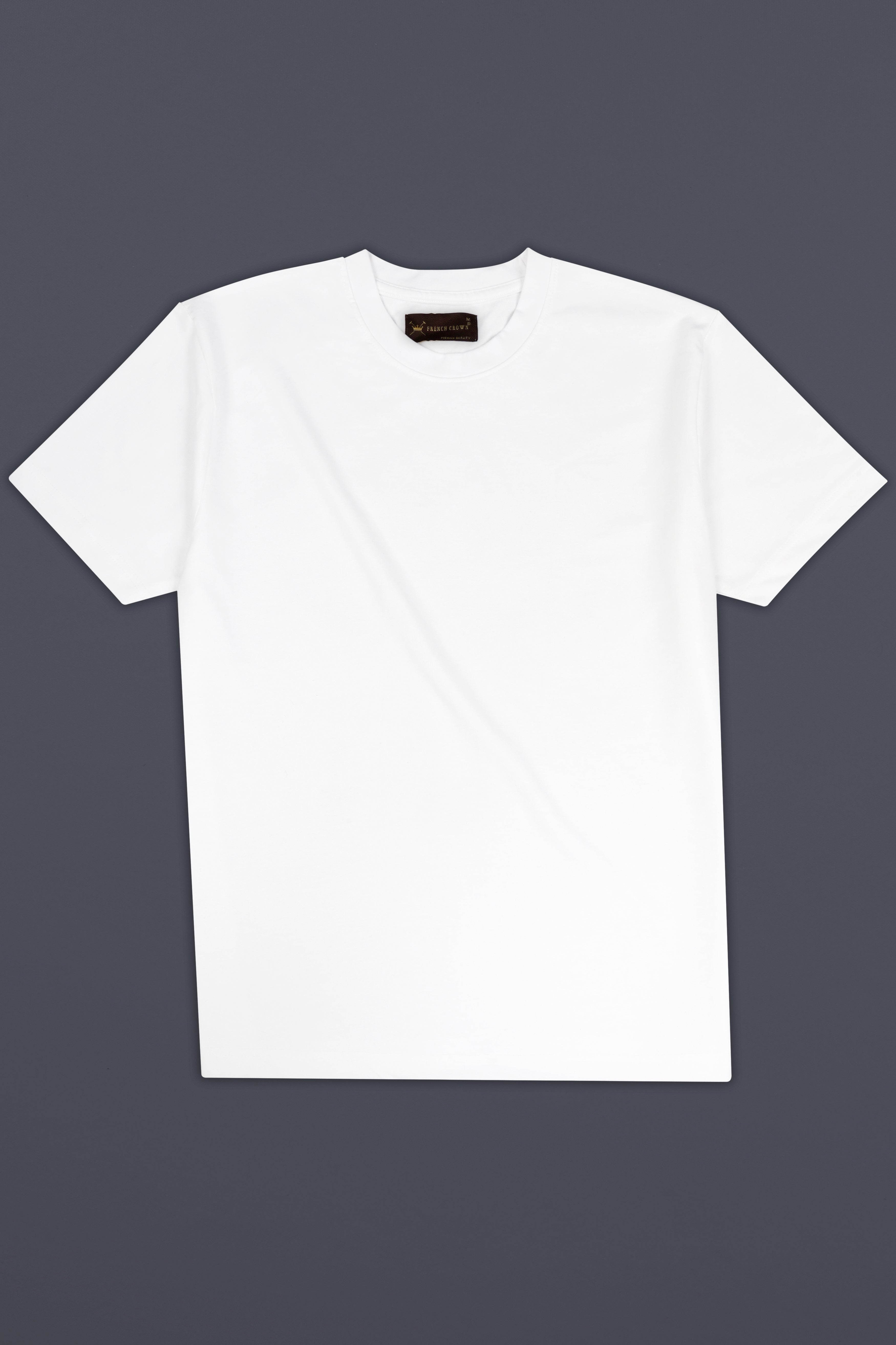 Bright White Solid heavyweight Premium Cotton Oversized T Shirt TS1009-S, TS1009-M, TS1009-L, TS1009-XL, TS1009-XXL