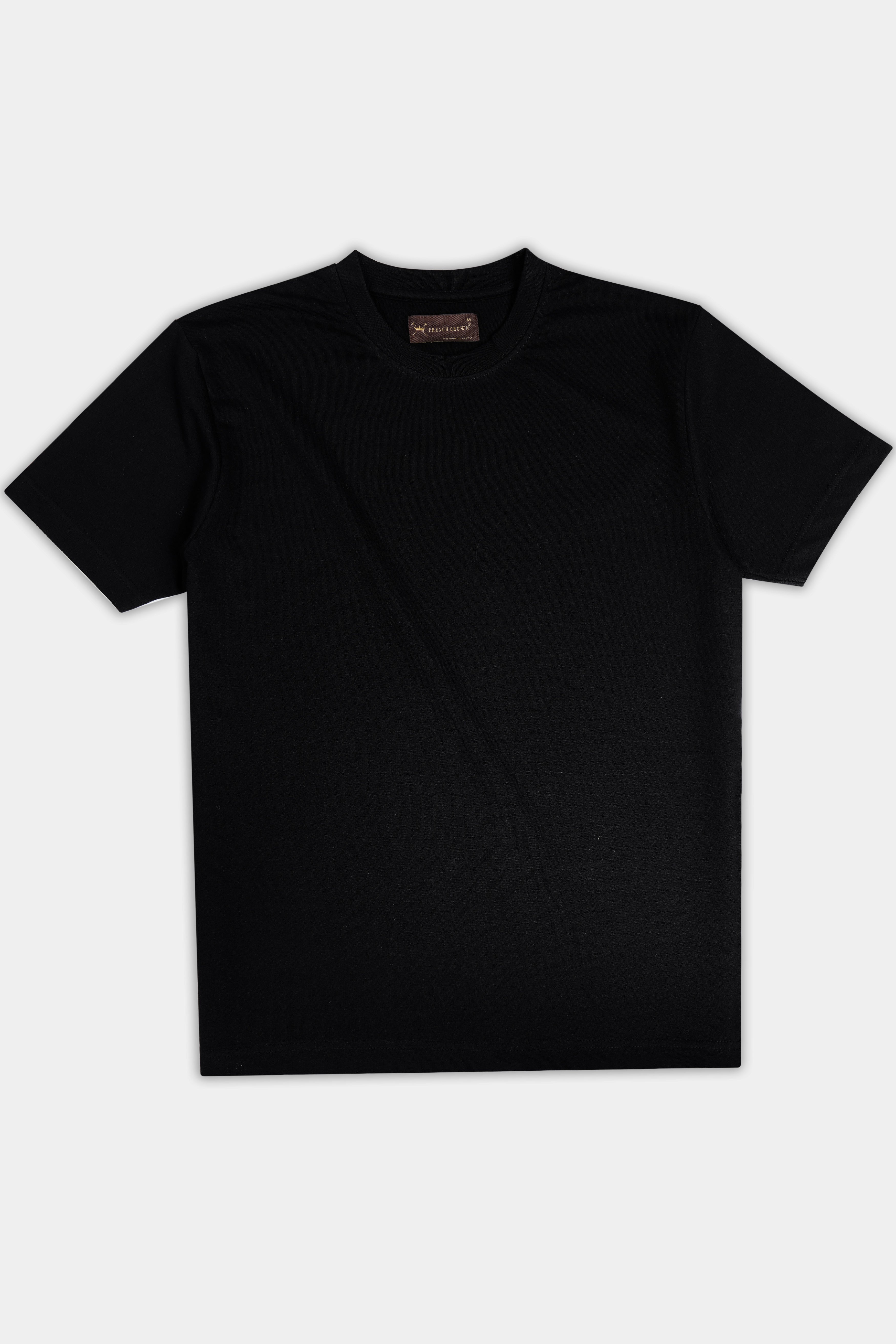 Jade Black Solid heavyweight Premium Cotton Oversized T Shirt