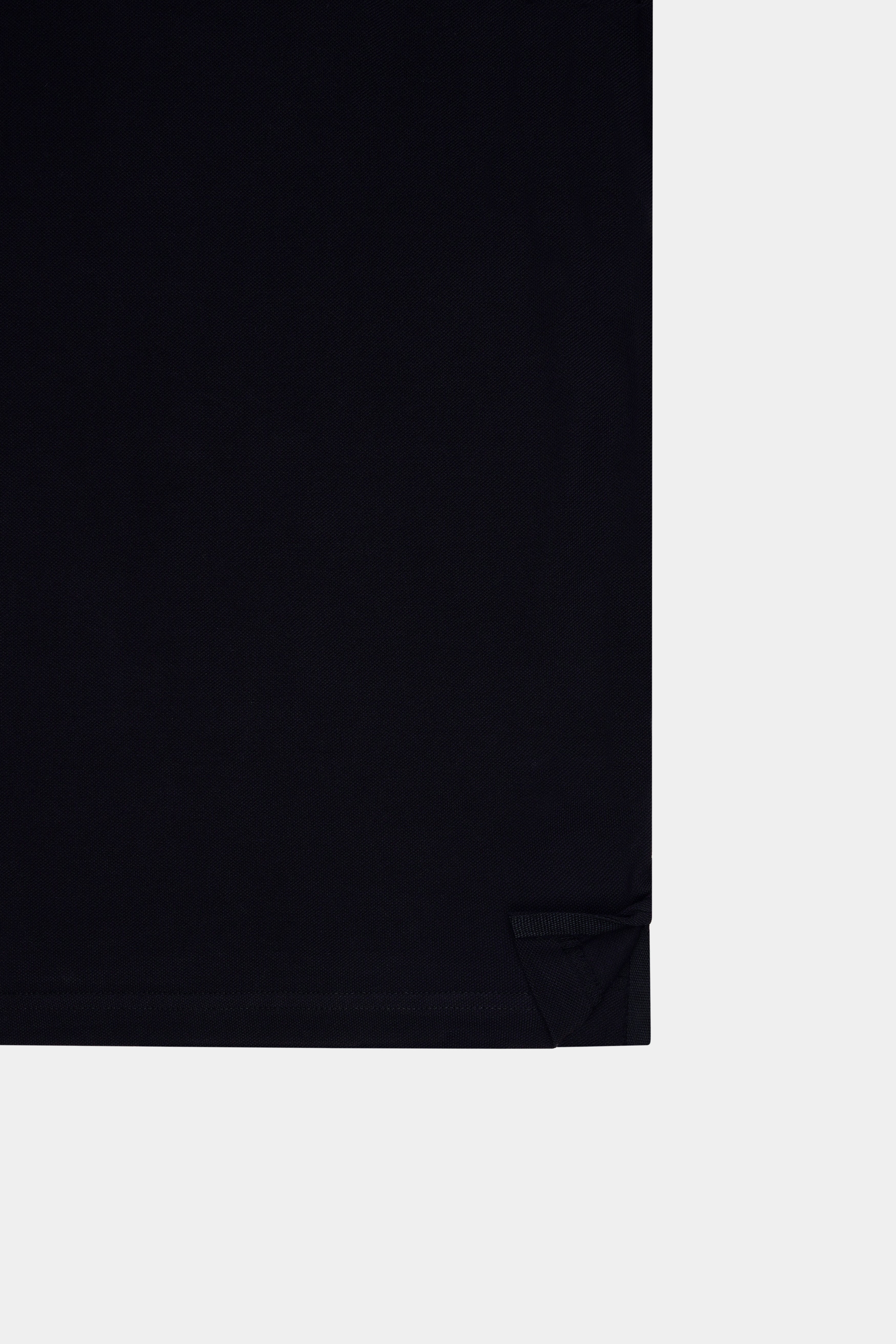 Jade Black Premium Cotton With Olive & Royal Blue Color Block Sleeves Pique Polo