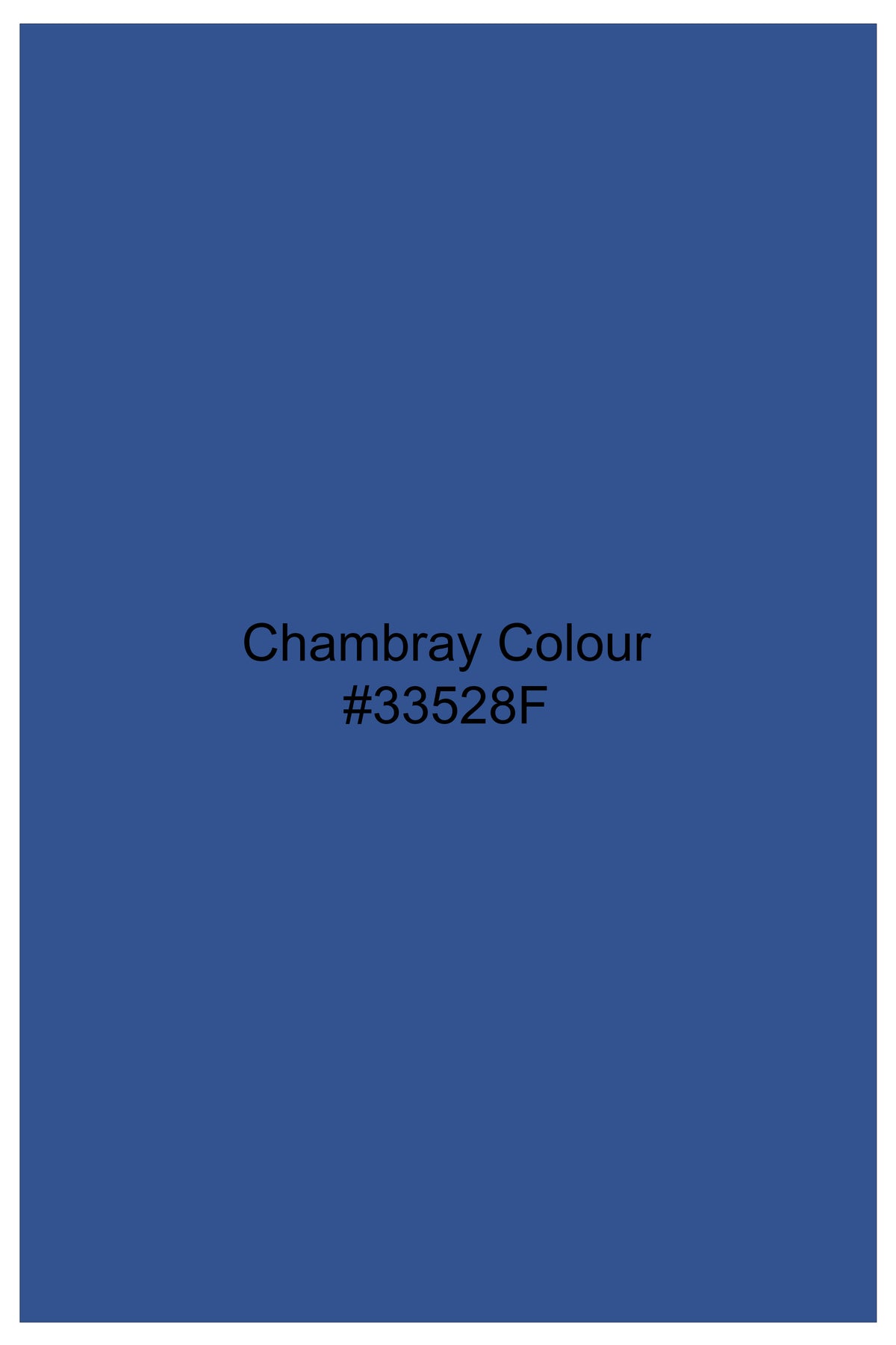 Chambray Blue Premium Cotton Pique Polo