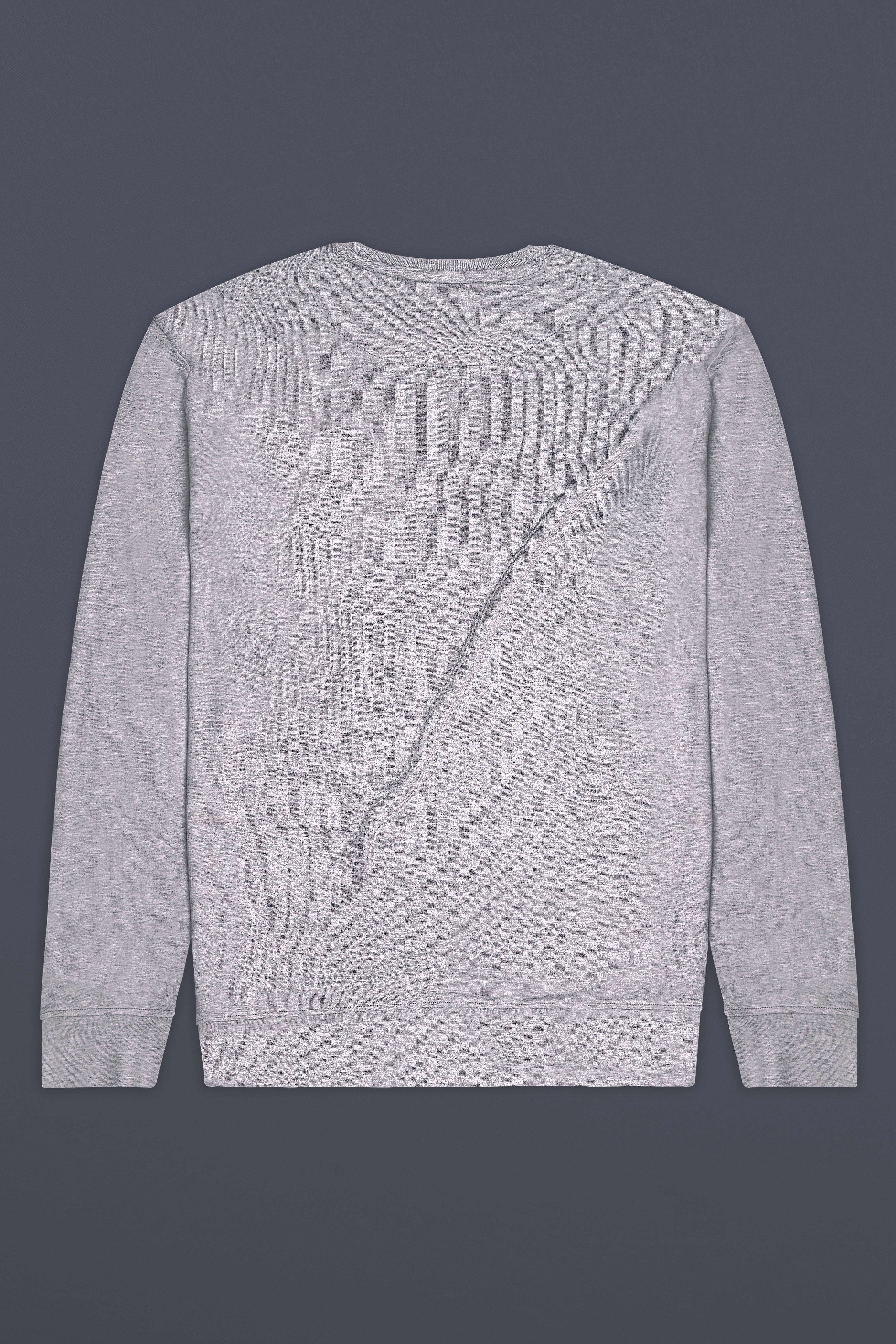 Celeste Grey  Full Sleeve Premium Cotton Jersey Sweatshirt