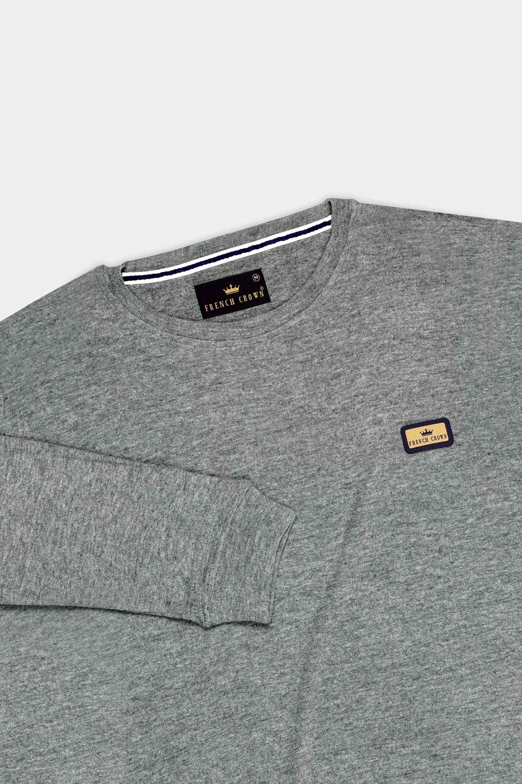 Trout Grey Full Sleeve Super Soft Premium Cotton Sweatshirt
