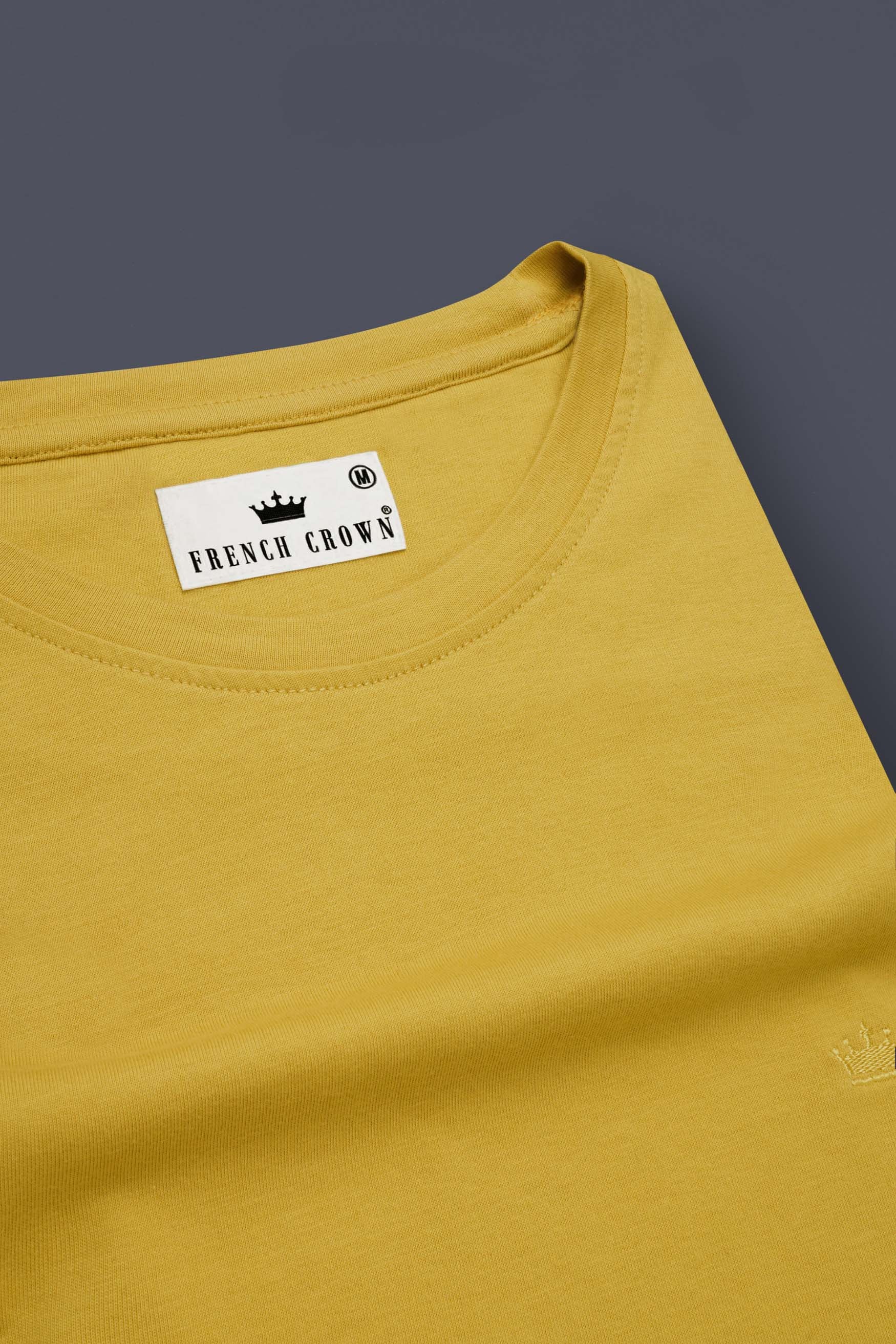 Goldenrod Yellow Full Sleeve Premium Cotton Jersey Sweatshirt