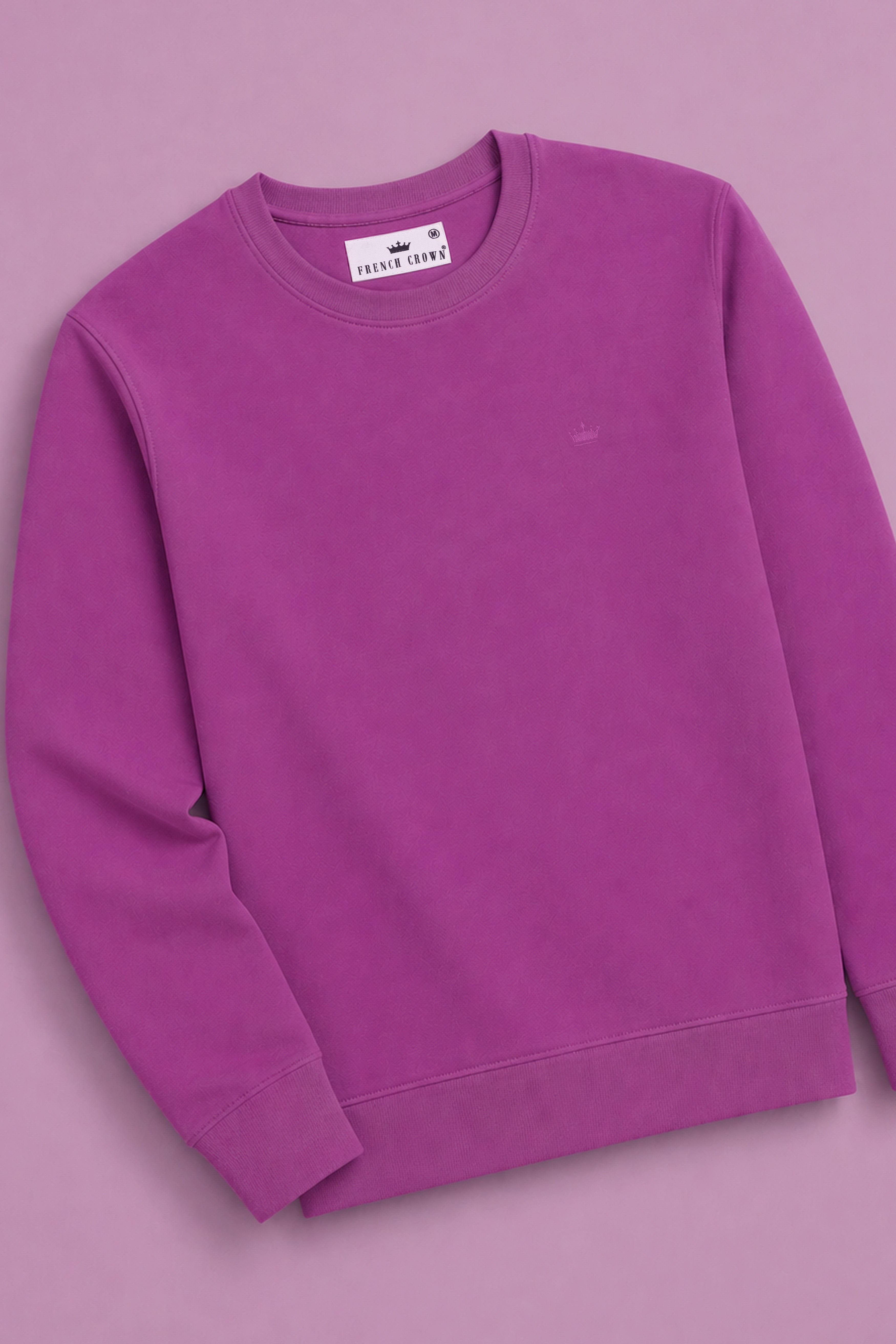 Tapestry Pink  Full Sleeve Super Soft Premium Cotton Sweatshirt