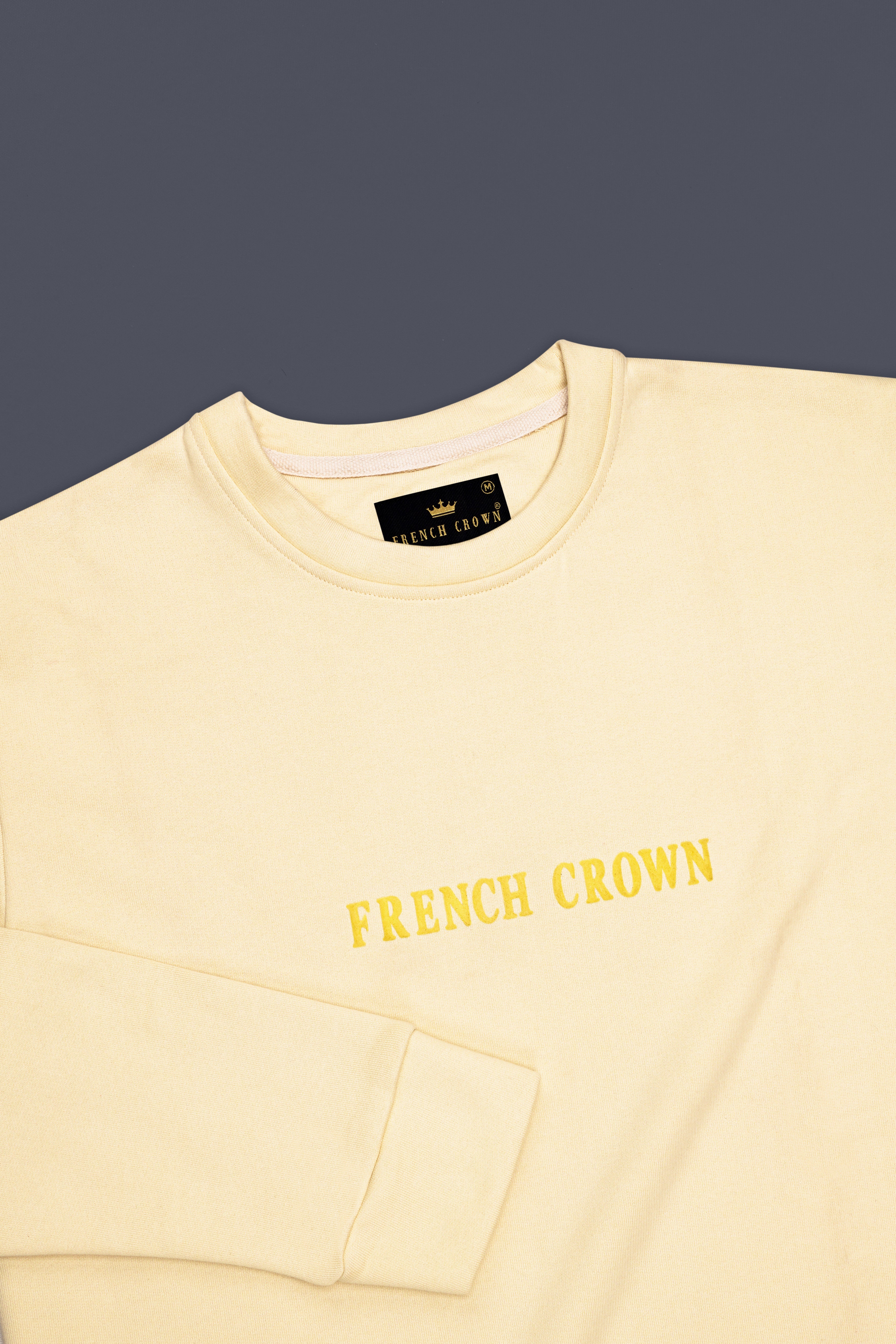 Colonial Yellow Full Sleeve Premium Cotton Heavyweight Sweatshirt