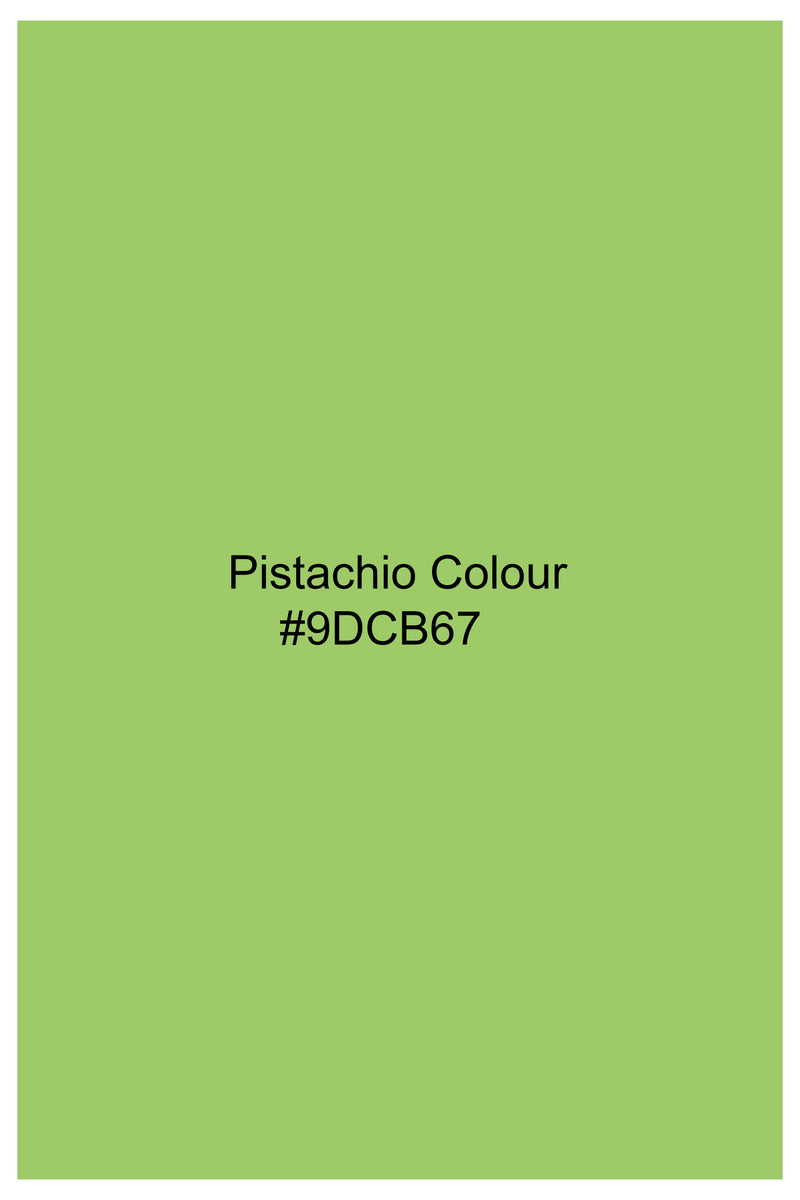 Pistachio Green Premium Cotton Pique T-shirt