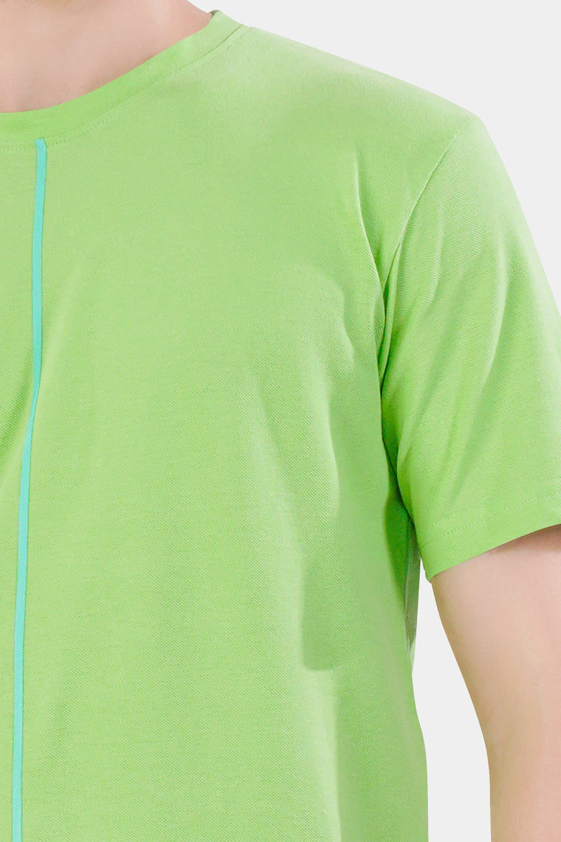 Pistachio Green Premium Cotton Pique T-shirt