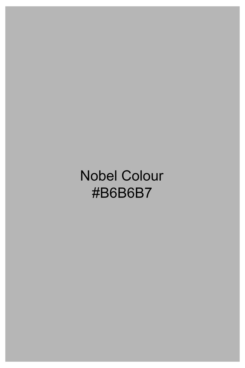 Nobel Gray Premium Cotton Pique Polo