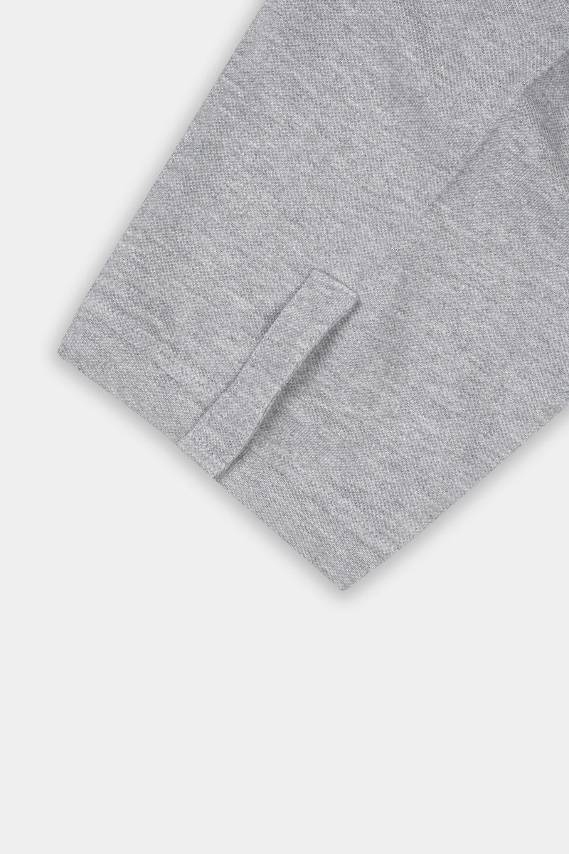 Nobel Gray Premium Cotton Pique Polo
