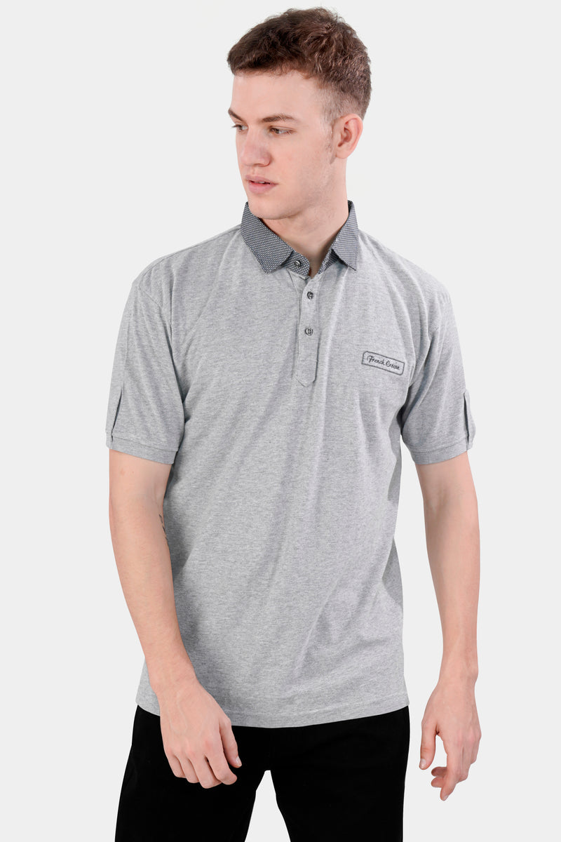 Nobel Gray Premium Cotton Pique Polo