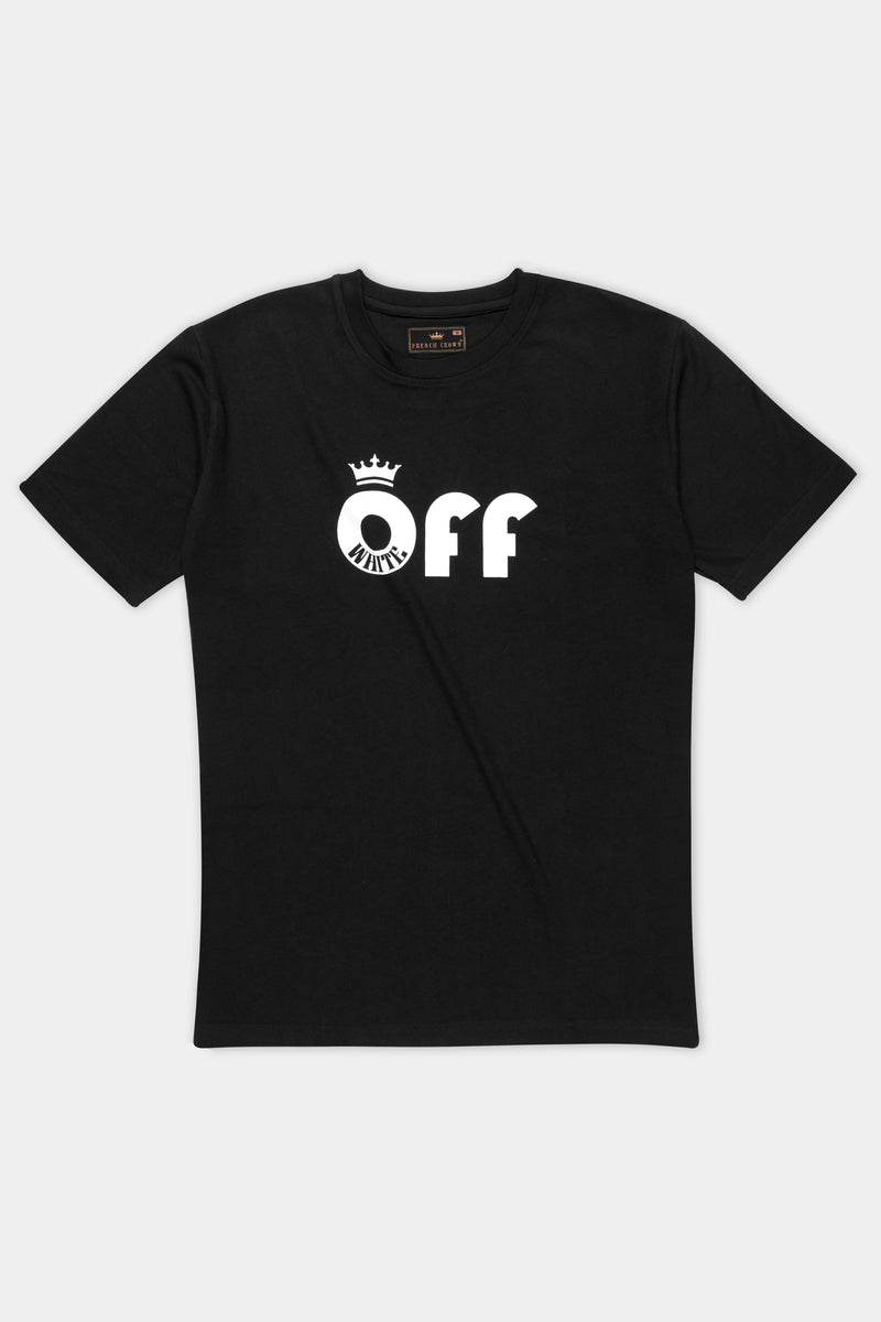 Jade Black Premium Cotton T-shirt