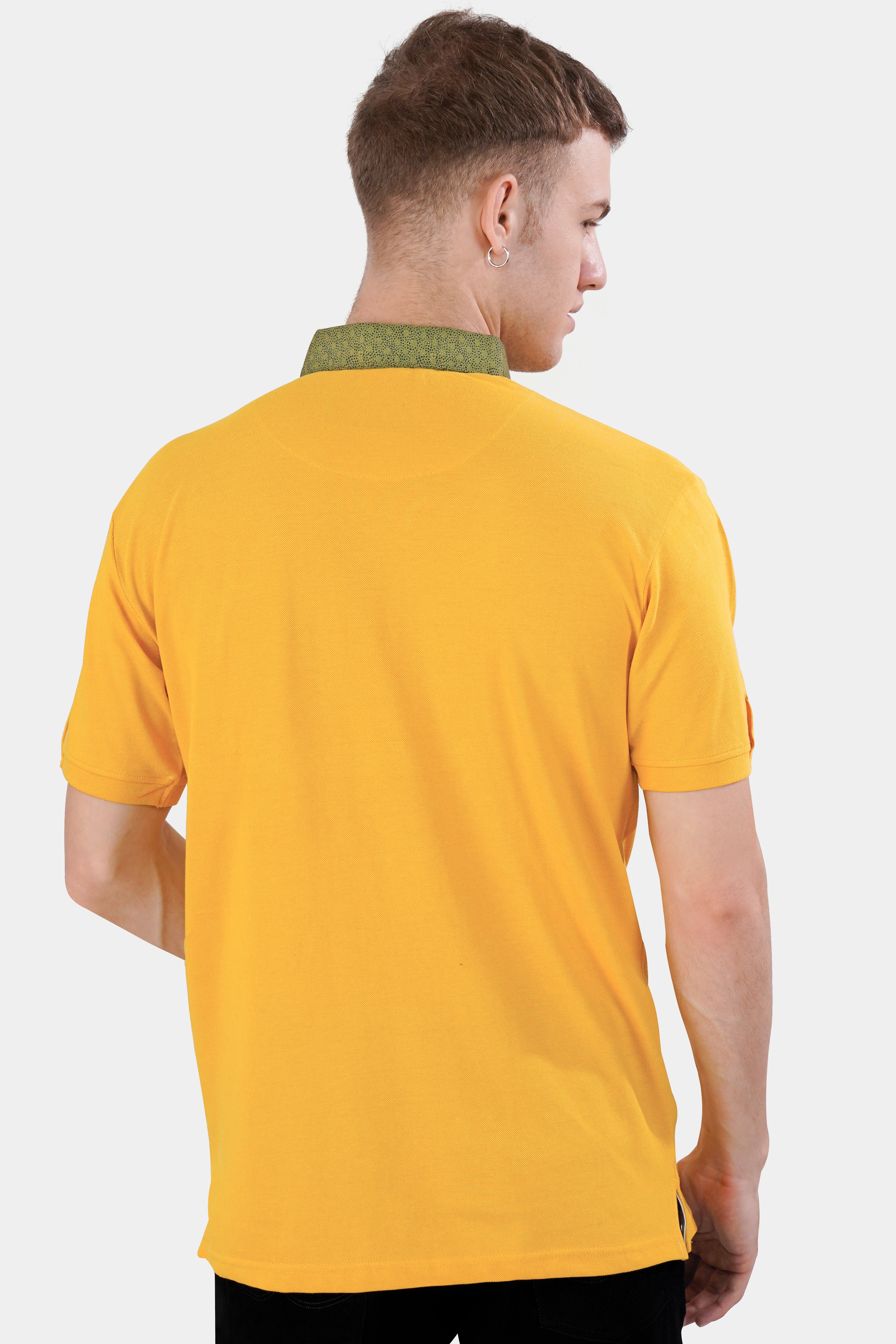 Mikado yellow Premium Cotton Pique Polo TS955-S, TS955-M, TS955-L, TS955-XL, TS955-XXL