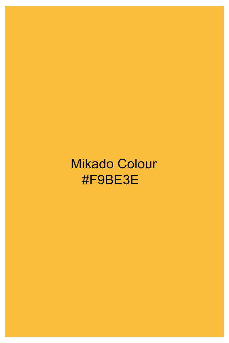 Mikado yellow Premium Cotton Pique Polo