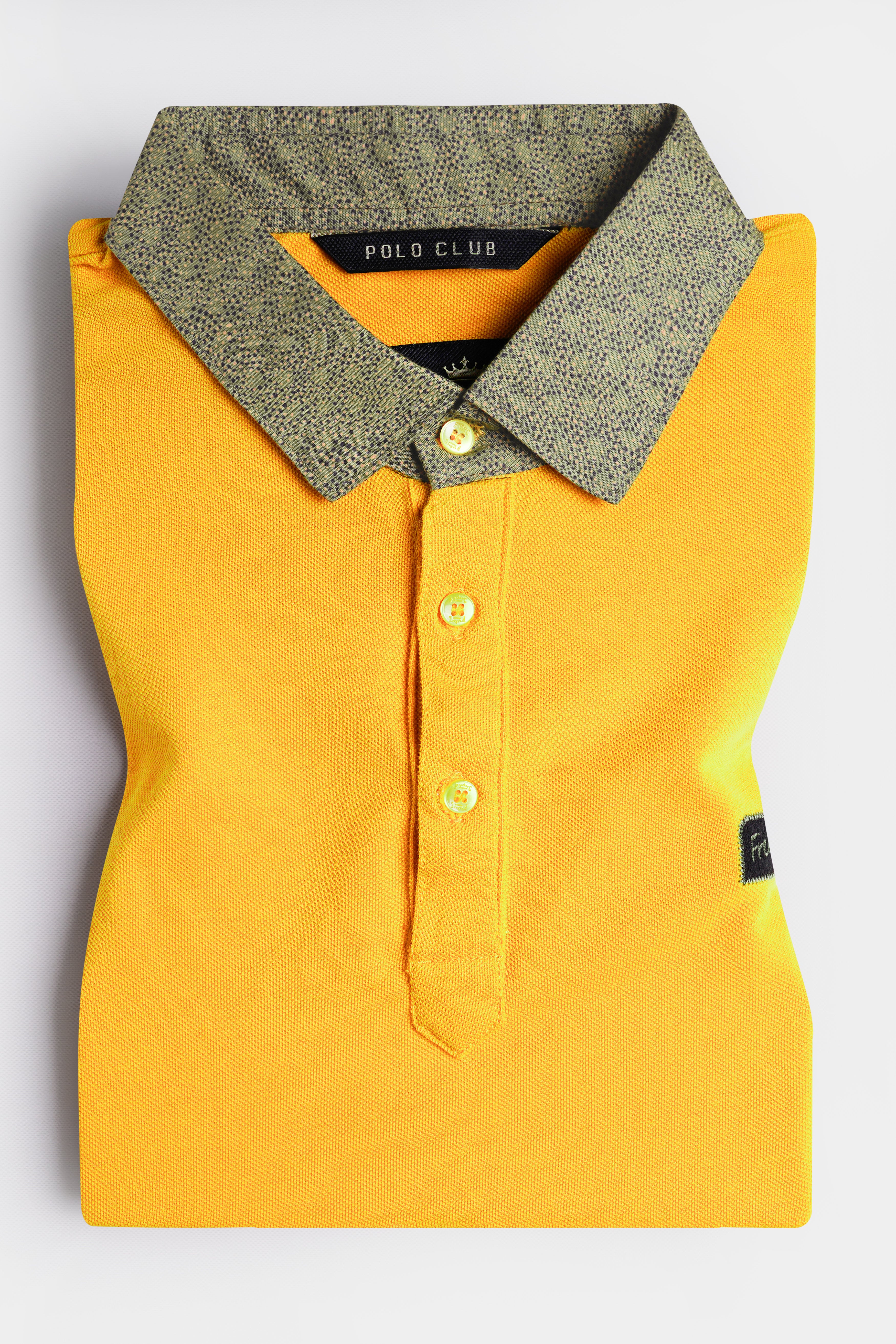 Mikado yellow Premium Cotton Pique Polo TS955-S, TS955-M, TS955-L, TS955-XL, TS955-XXL