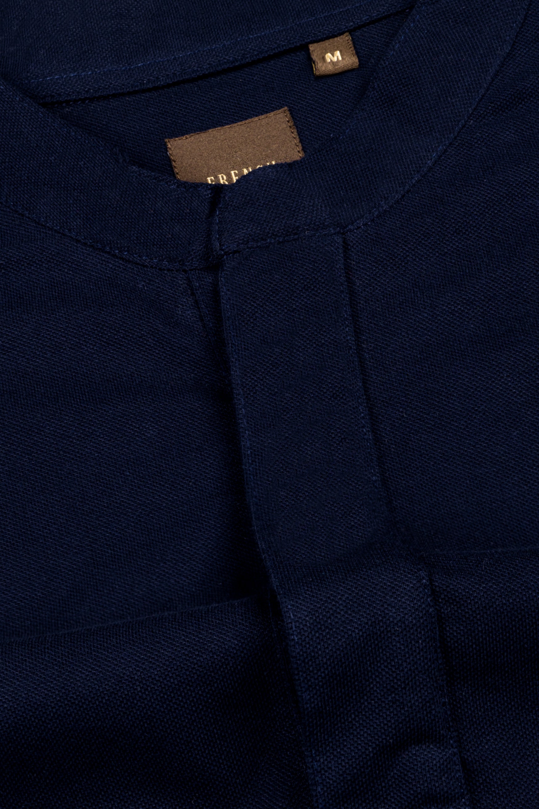 Ebony Blue Premium Cotton Pique Polo