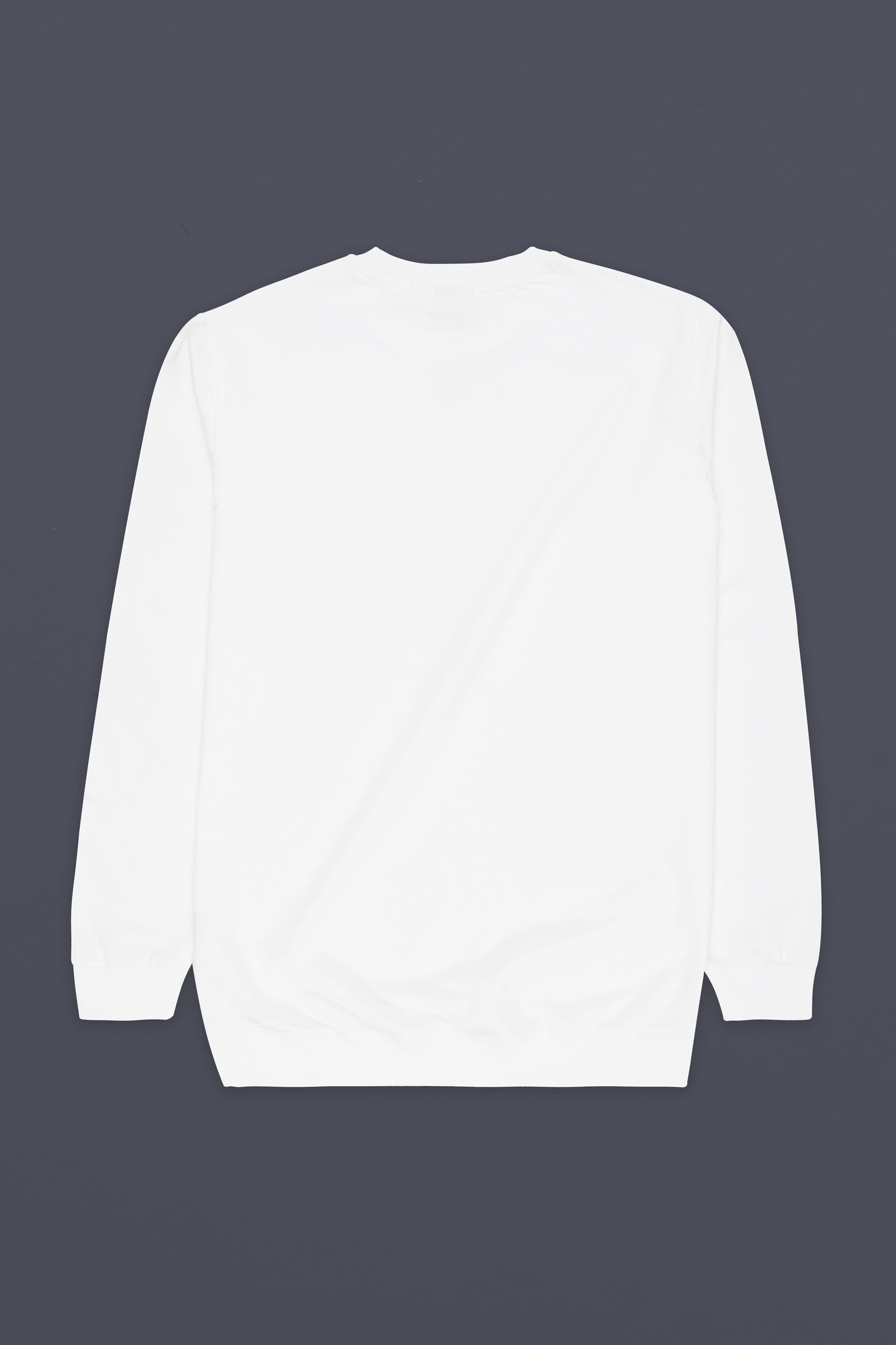 Bright White Premium Cotton Sweatshirt