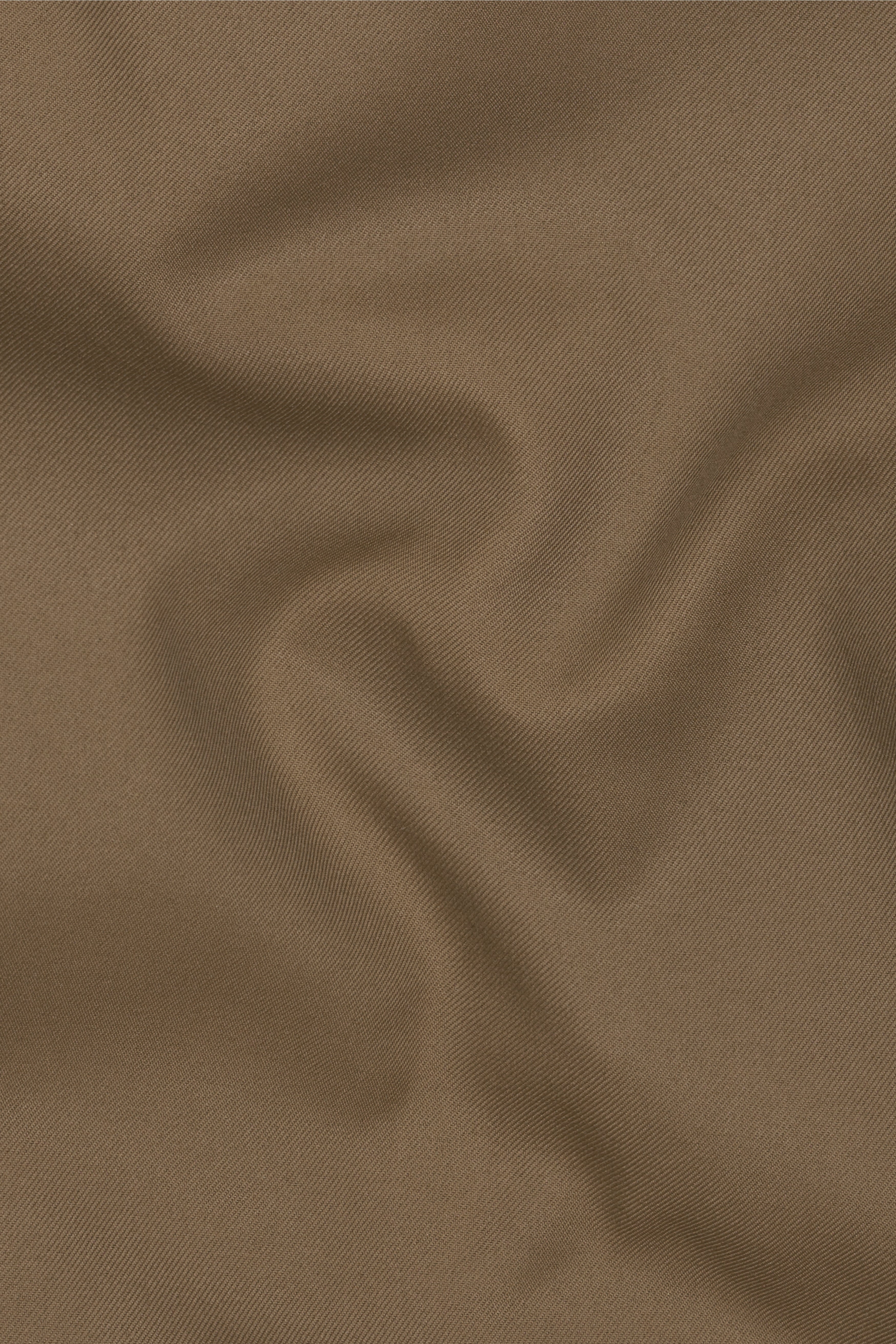 Khaki Brown Textured Waistcoat