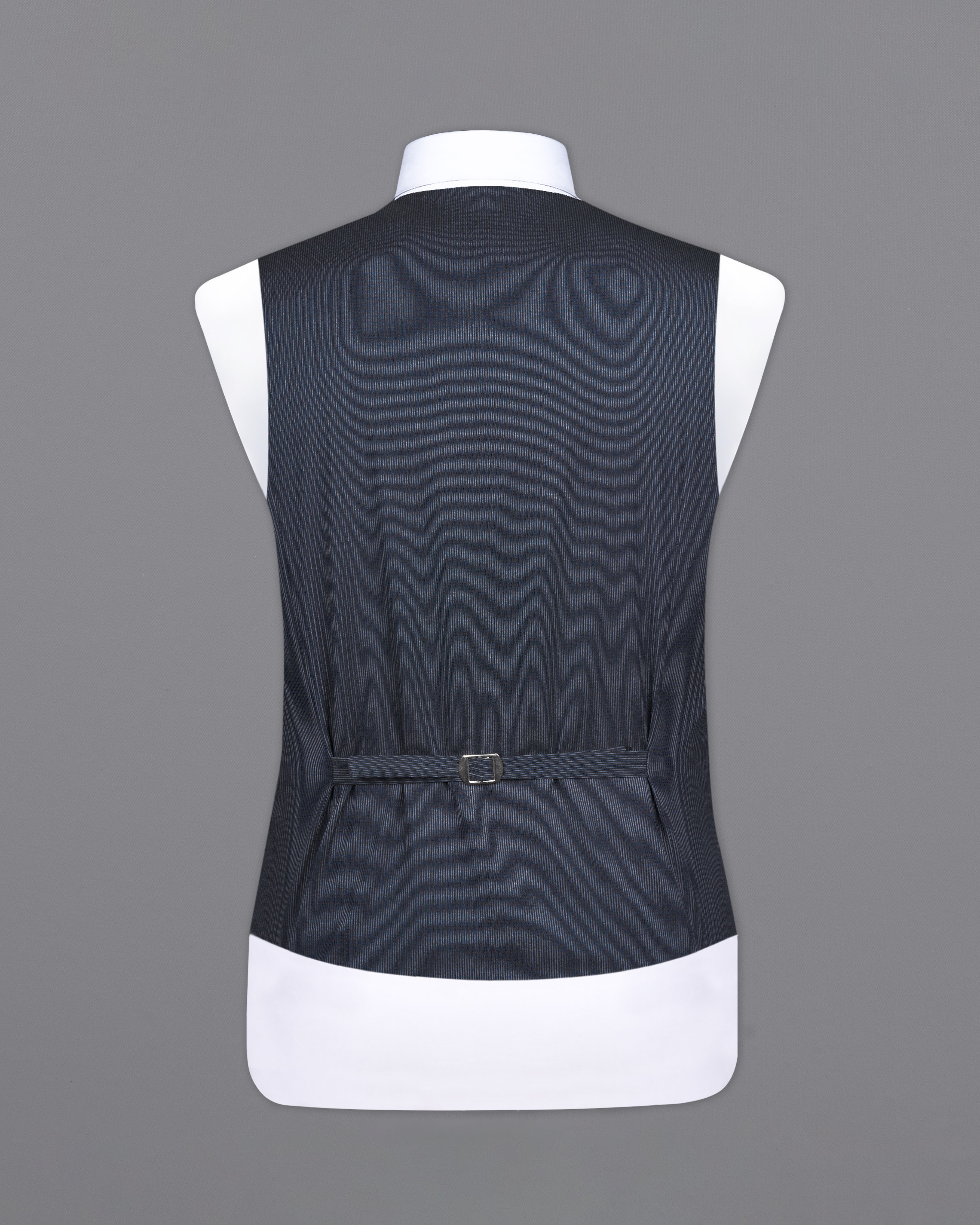 Shark Blue Textured Waistcoat V2601-36, V2601-38, V2601-40, V2601-42, V2601-44, V2601-46, V2601-48, V2601-50, V2601-52, V2601-54, V2601-56, V2601-58, V2601-60