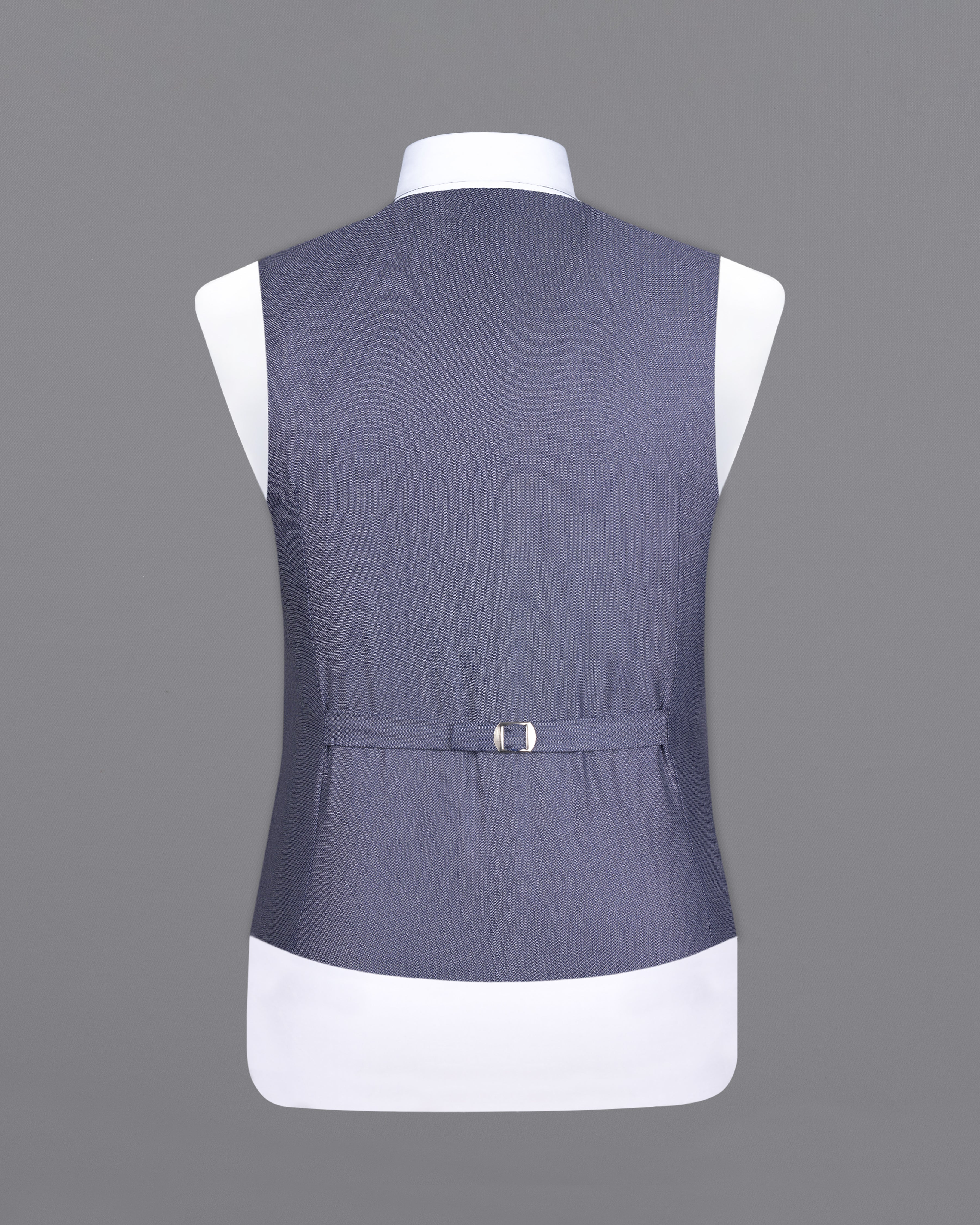 Dolphin Blue Textured Waistcoat V2613-36, V2613-38, V2613-40, V2613-42, V2613-44, V2613-46, V2613-48, V2613-50, V2613-52, V2613-54, V2613-56, V2613-58, V2613-60