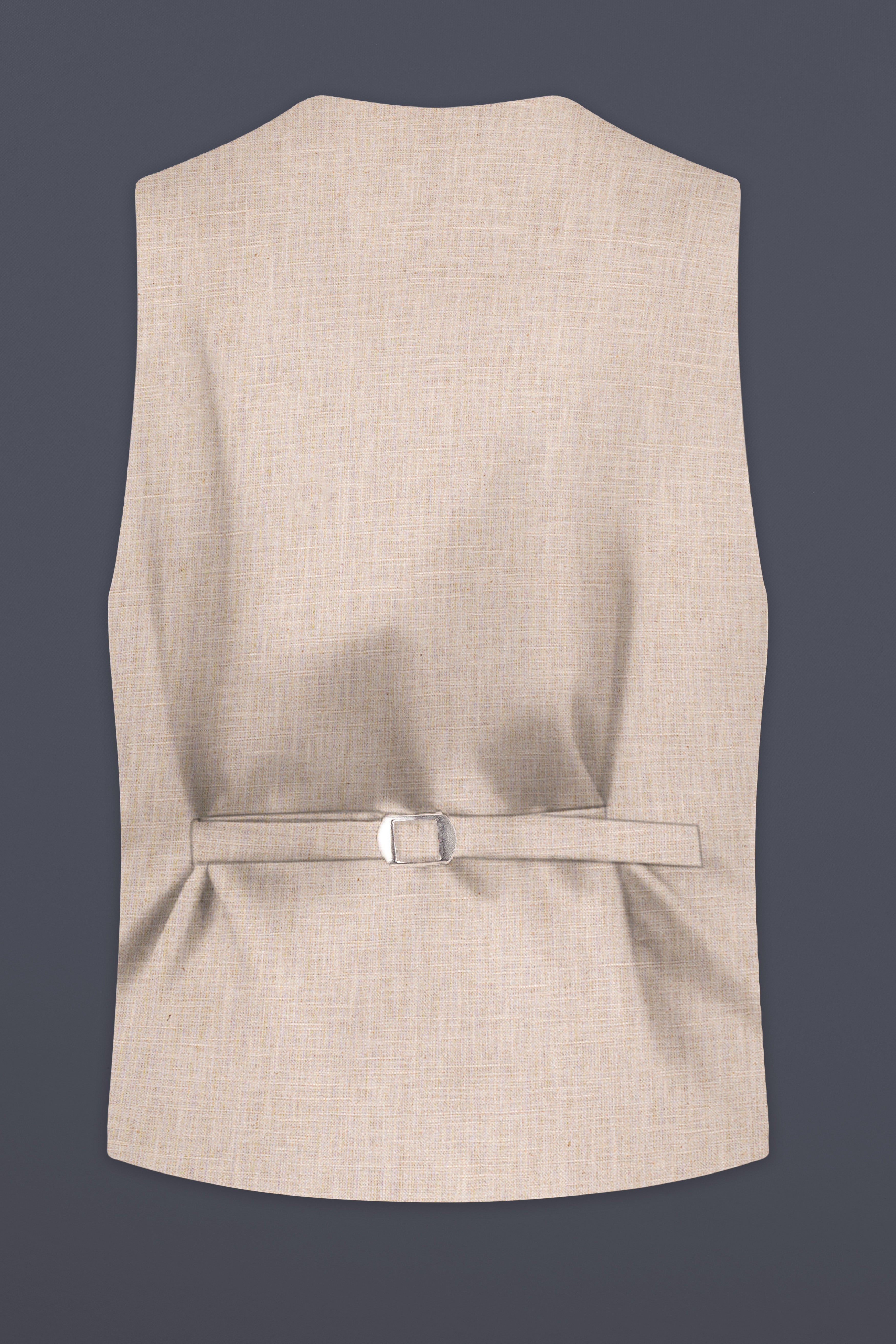 Cashmere Beige Premium Linen Sports Waistcoat