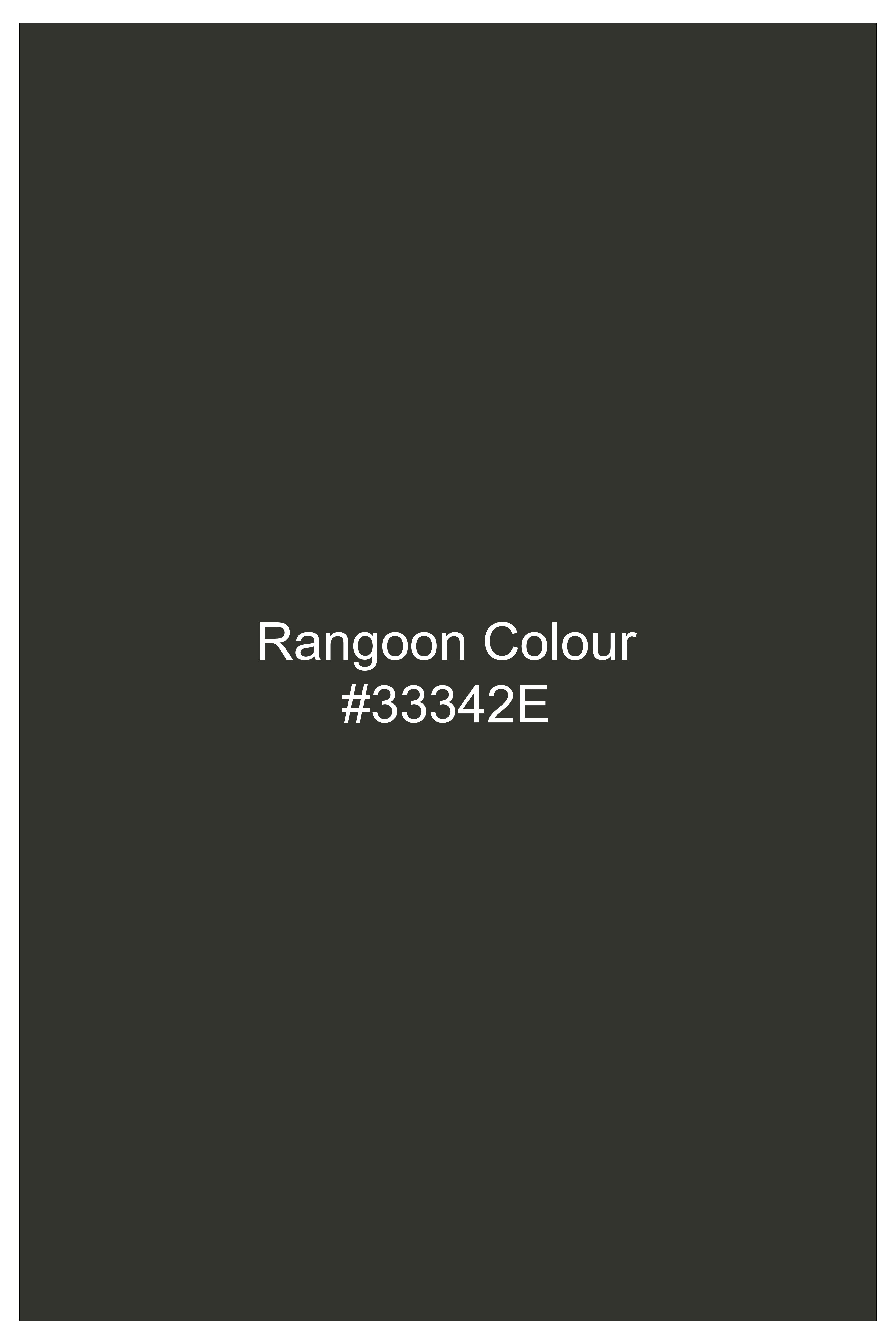 Rangoon Green Wool Blend Waistcoat