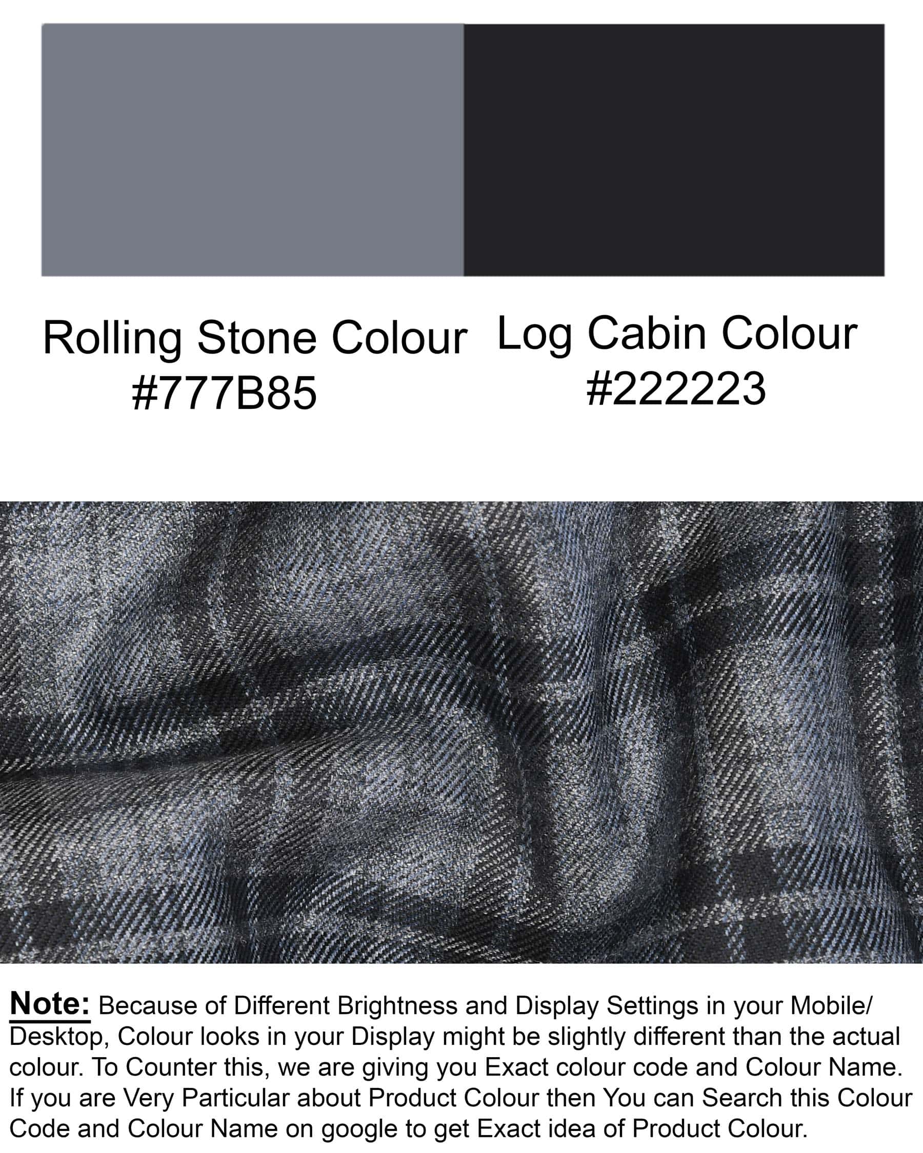 Rolling Stone Grey with Log Cabin Wool Rich Windowpane Waistcoat