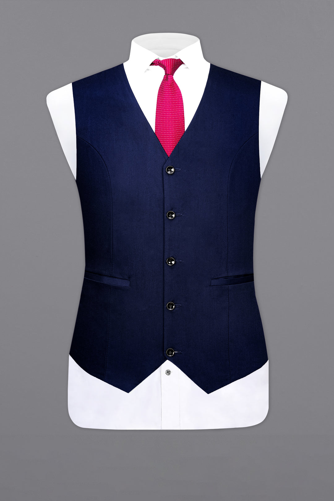 Space Blue Subtle Sheen waistcoat