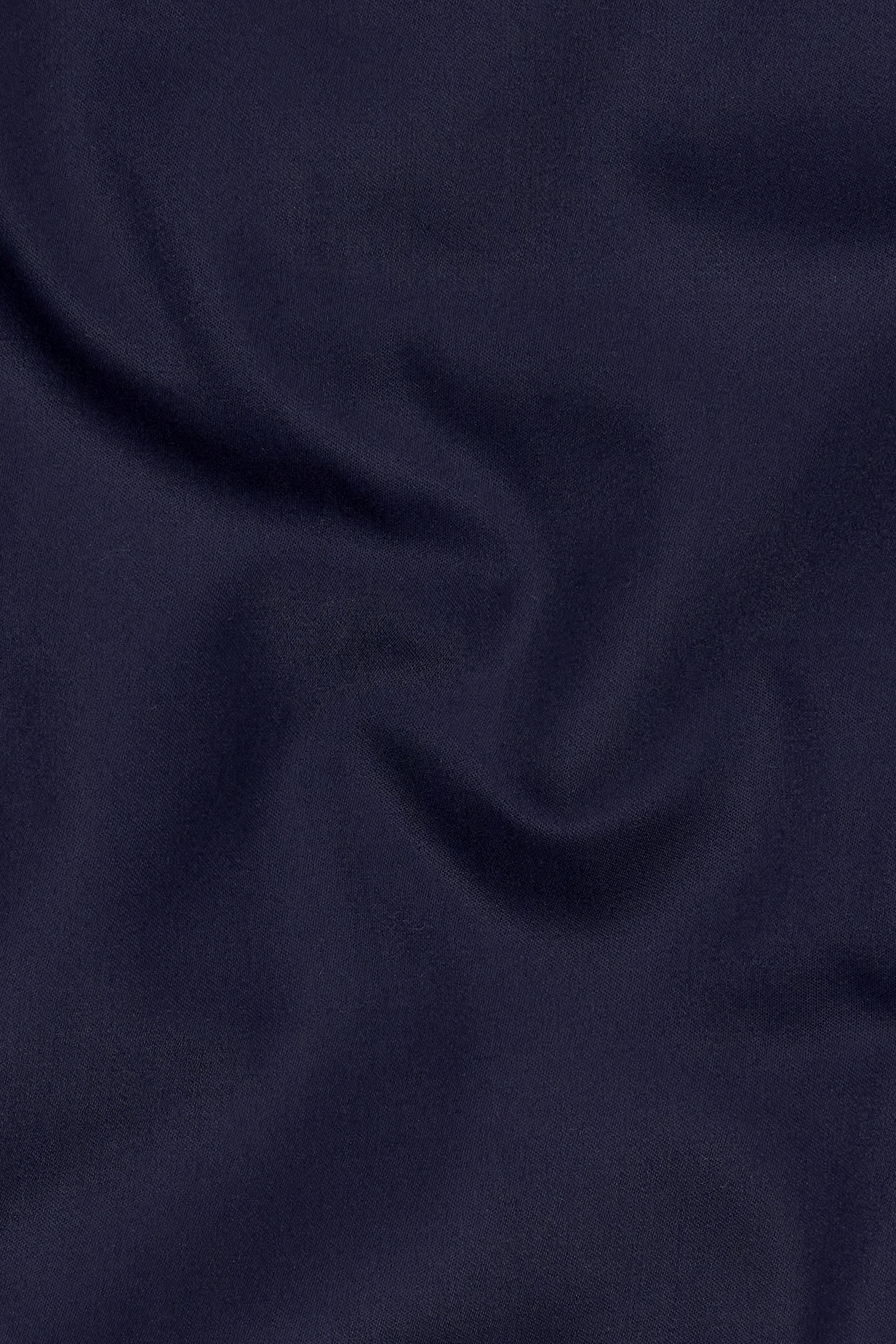 Navy Subtle Sheen Wool Blend  Waistcoat
