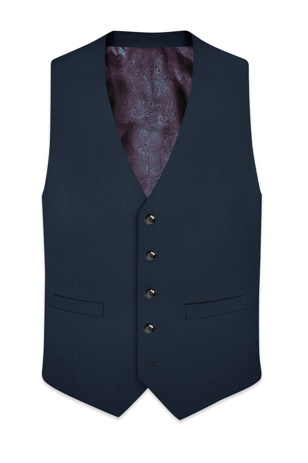 Iridium Grey Solid Waistcoat