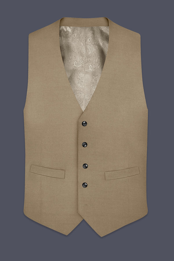 Stonewall BrownTextured Waistcoat