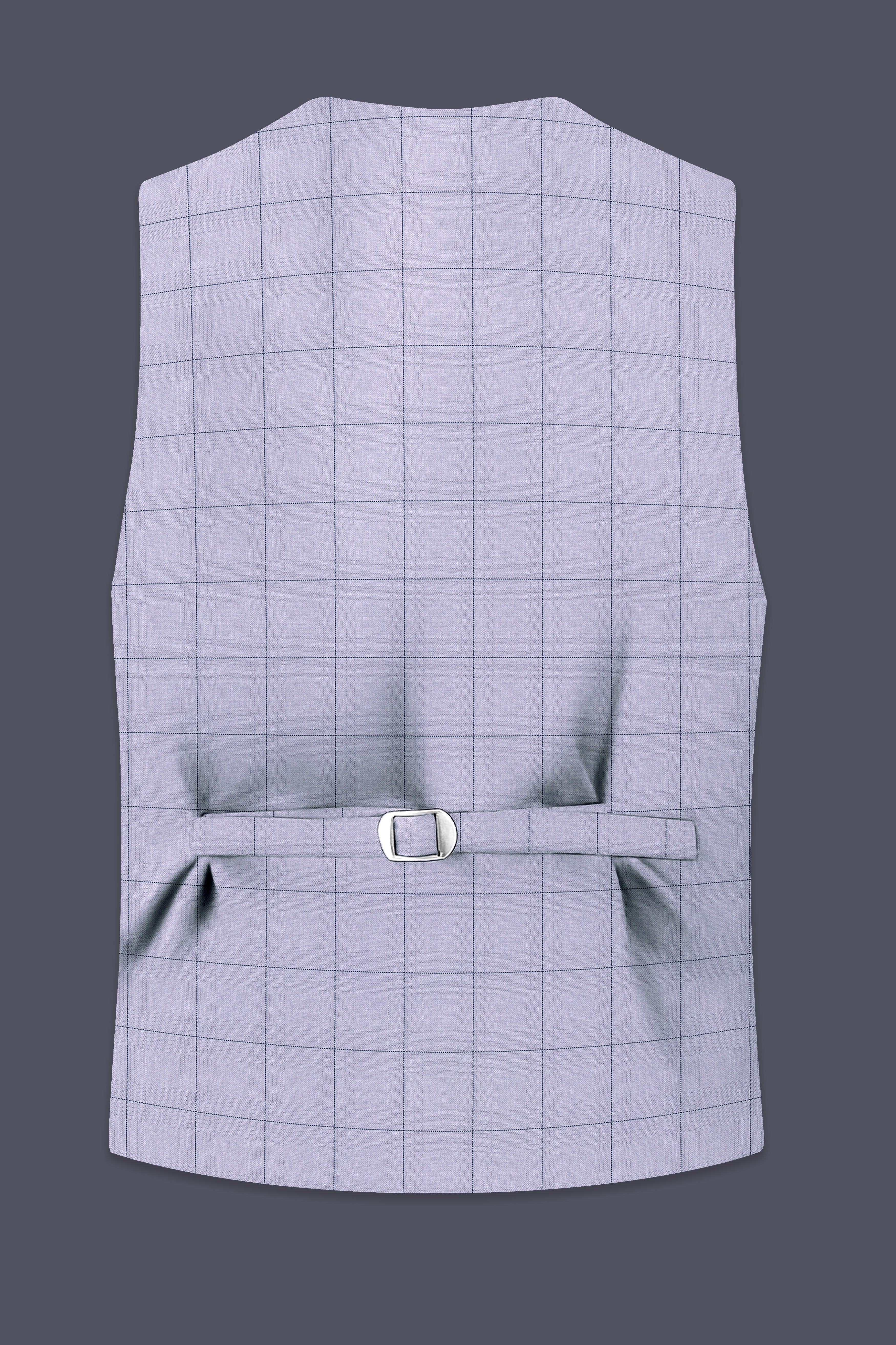 Regent Gray Windowpane Waistcoat