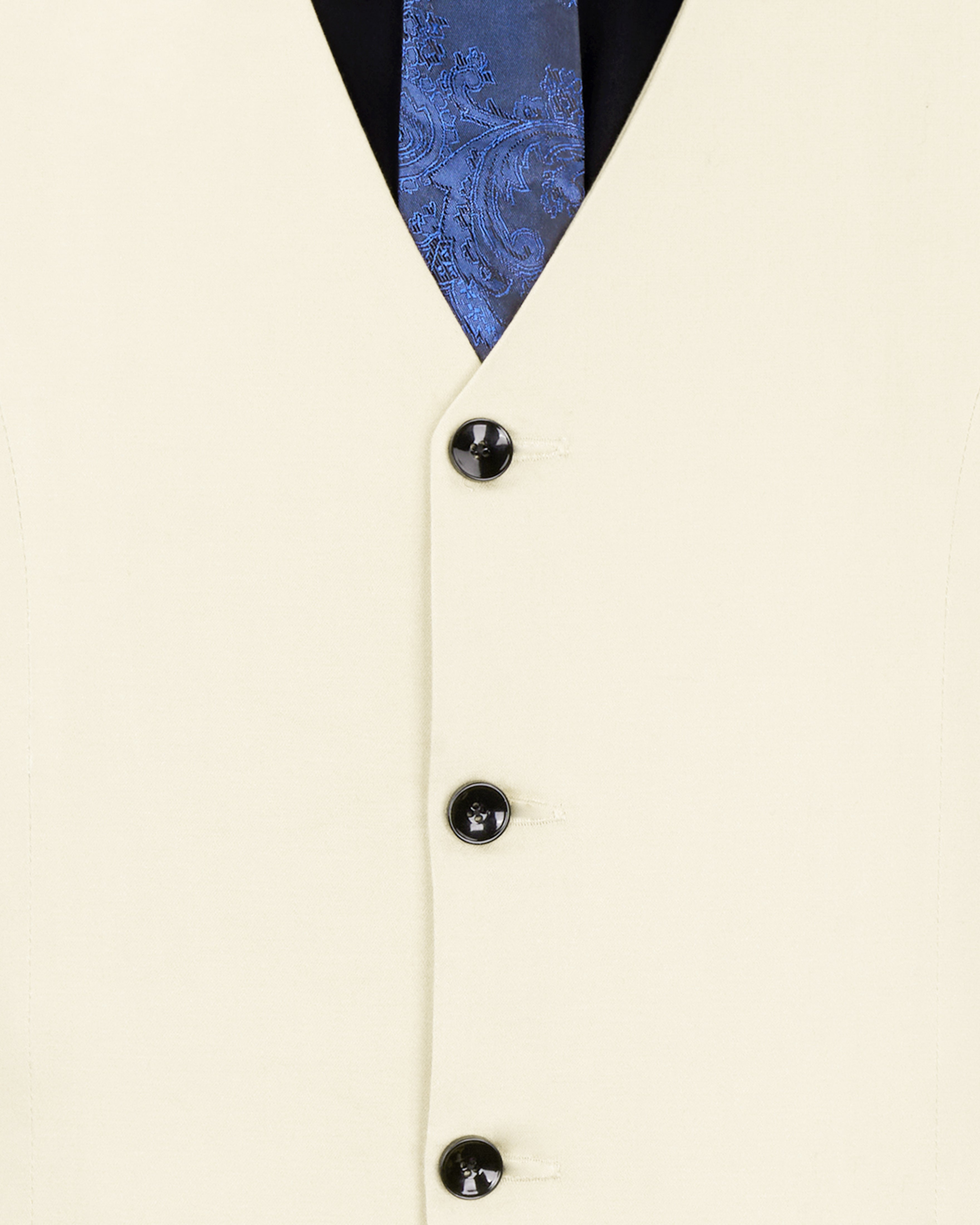 Merino Cream Stretchable Premium Cotton Waistcoat V2687-36, V2687-38, V2687-40, V2687-42, V2687-44, V2687-46, V2687-48, V2687-50, V2687-52, V2687-54, V2687-56, V2687-58, V2687-60