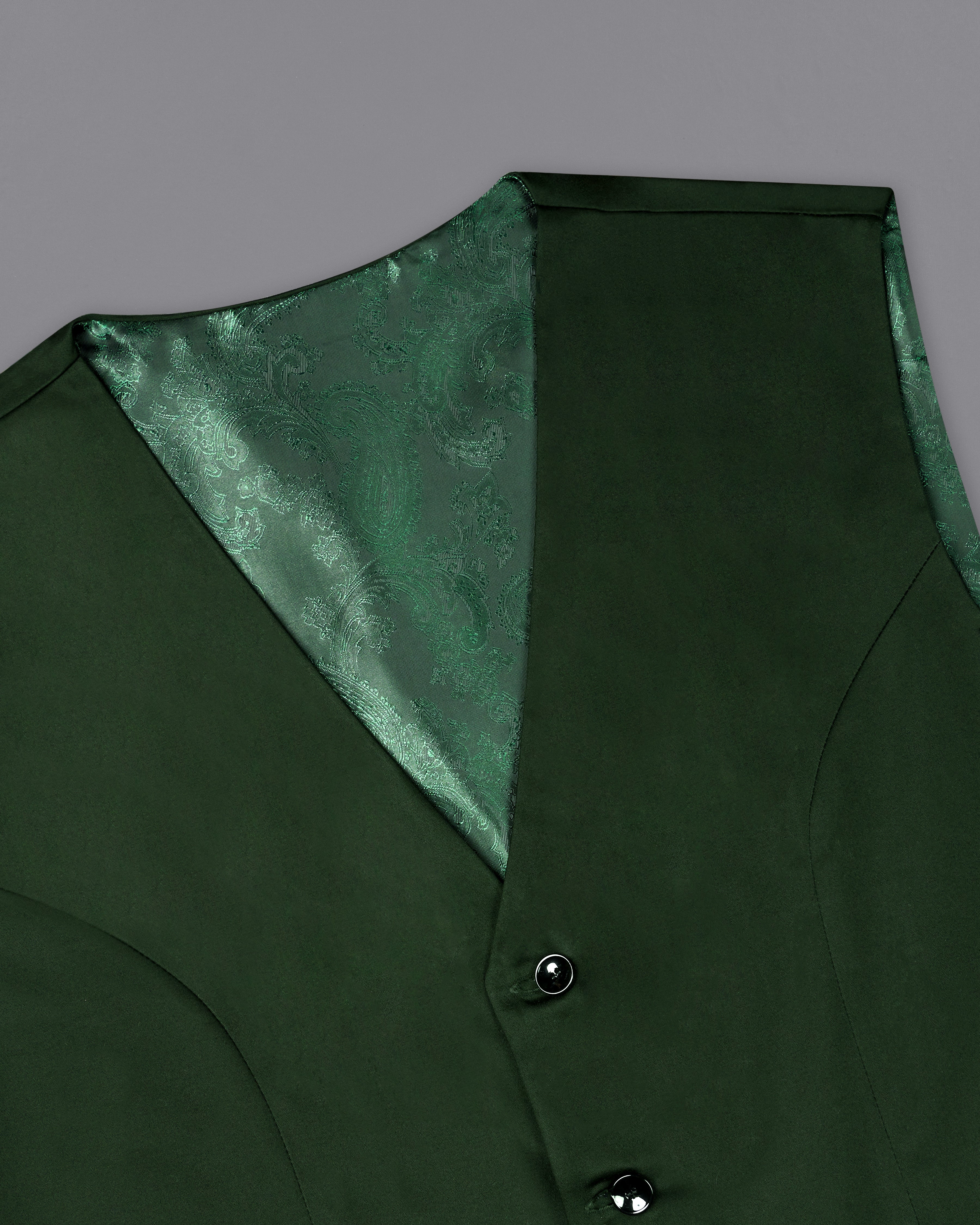 Myrtle Green Wool Rich Stretchable Waistcoat V2704-36, V2704-38, V2704-40, V2704-42, V2704-44, V2704-46, V2704-48, V2704-50, V2704-52, V2704-54, V2704-56, V2704-58, V2704-60